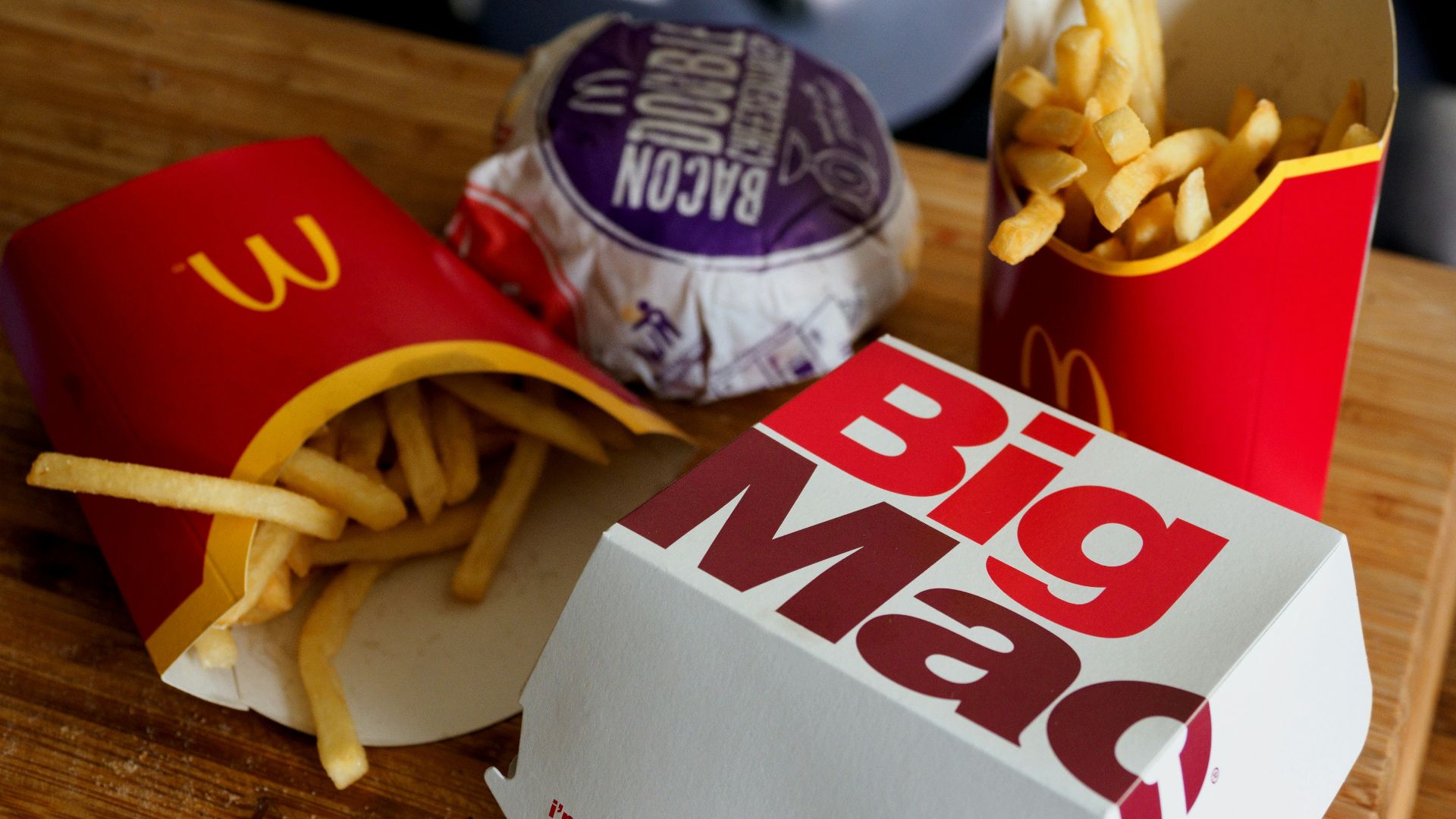 a tray of food on a table