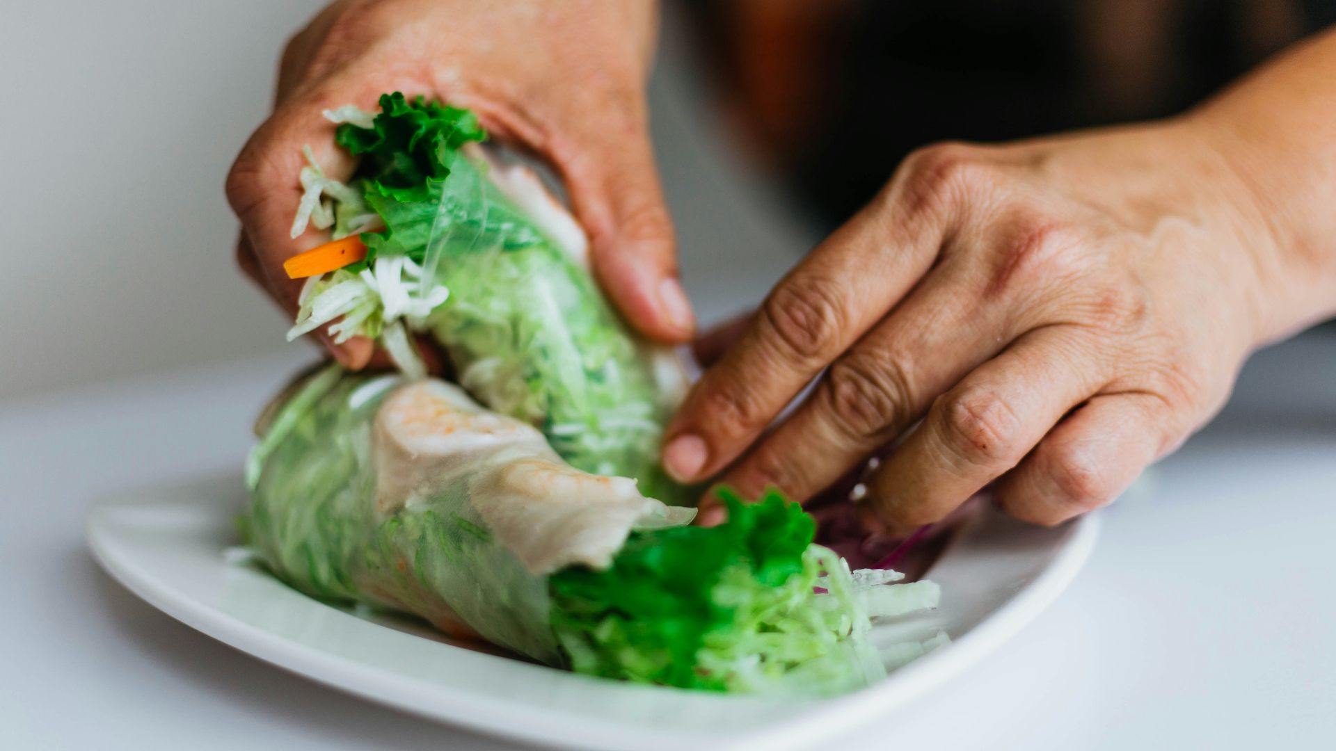 person holding vegetables