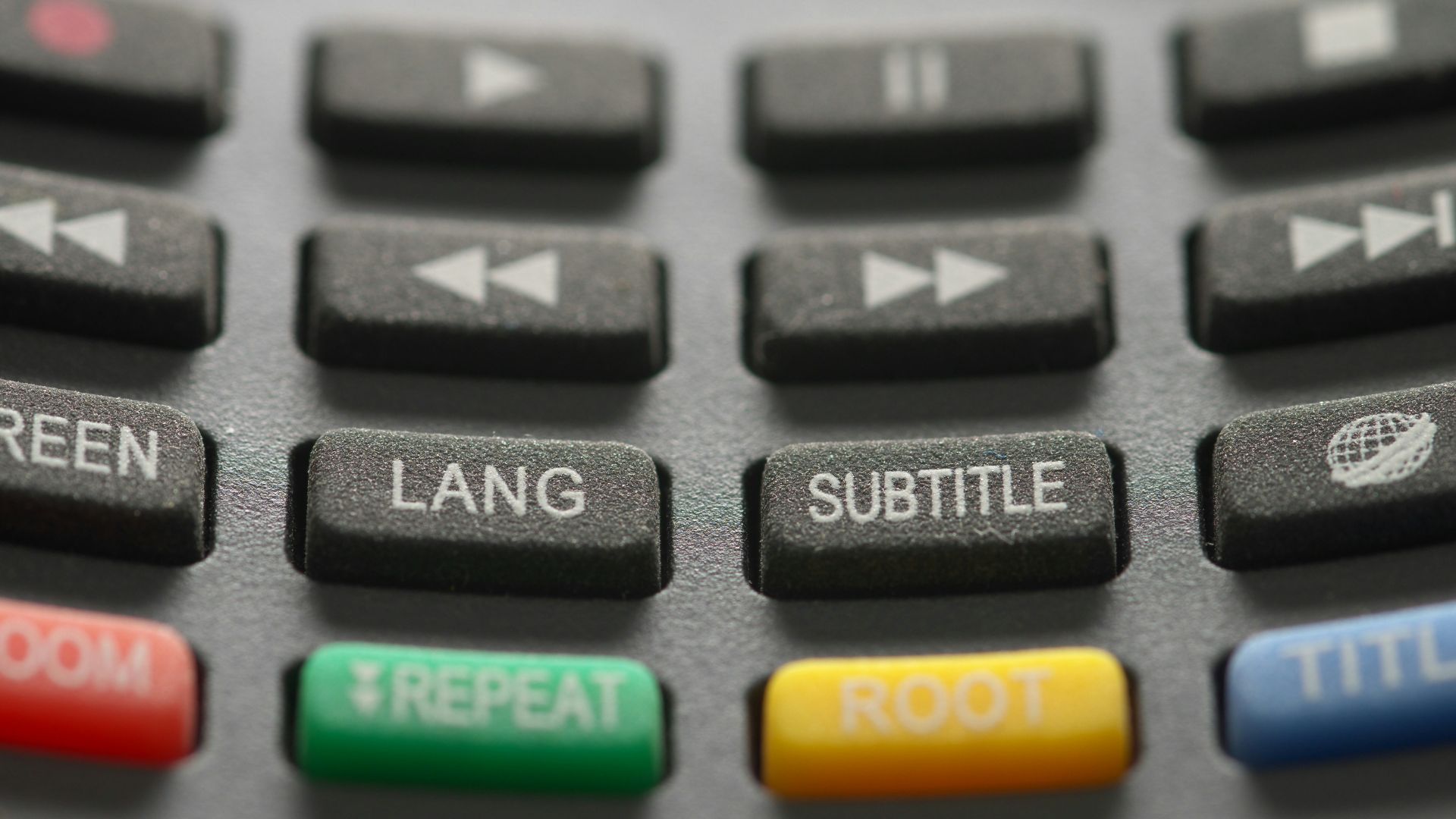 gray TV remote