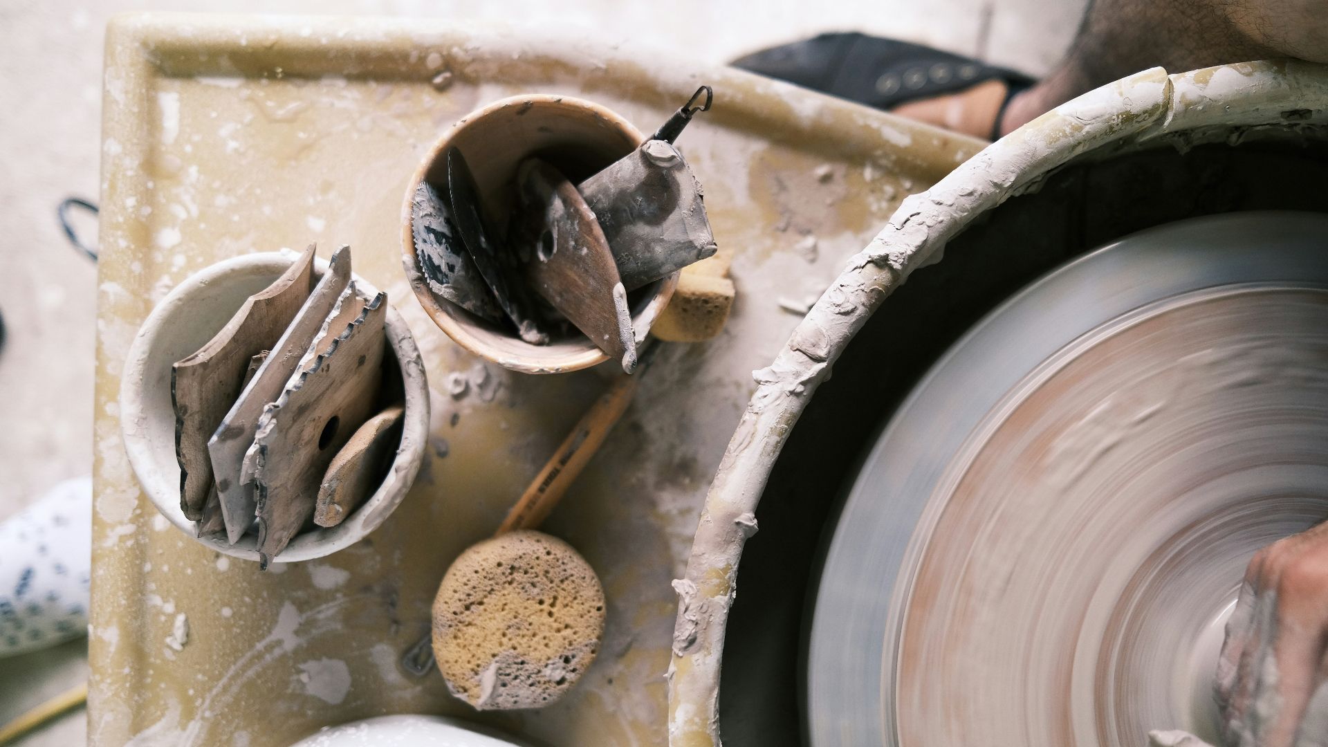 brown and gray metal tool