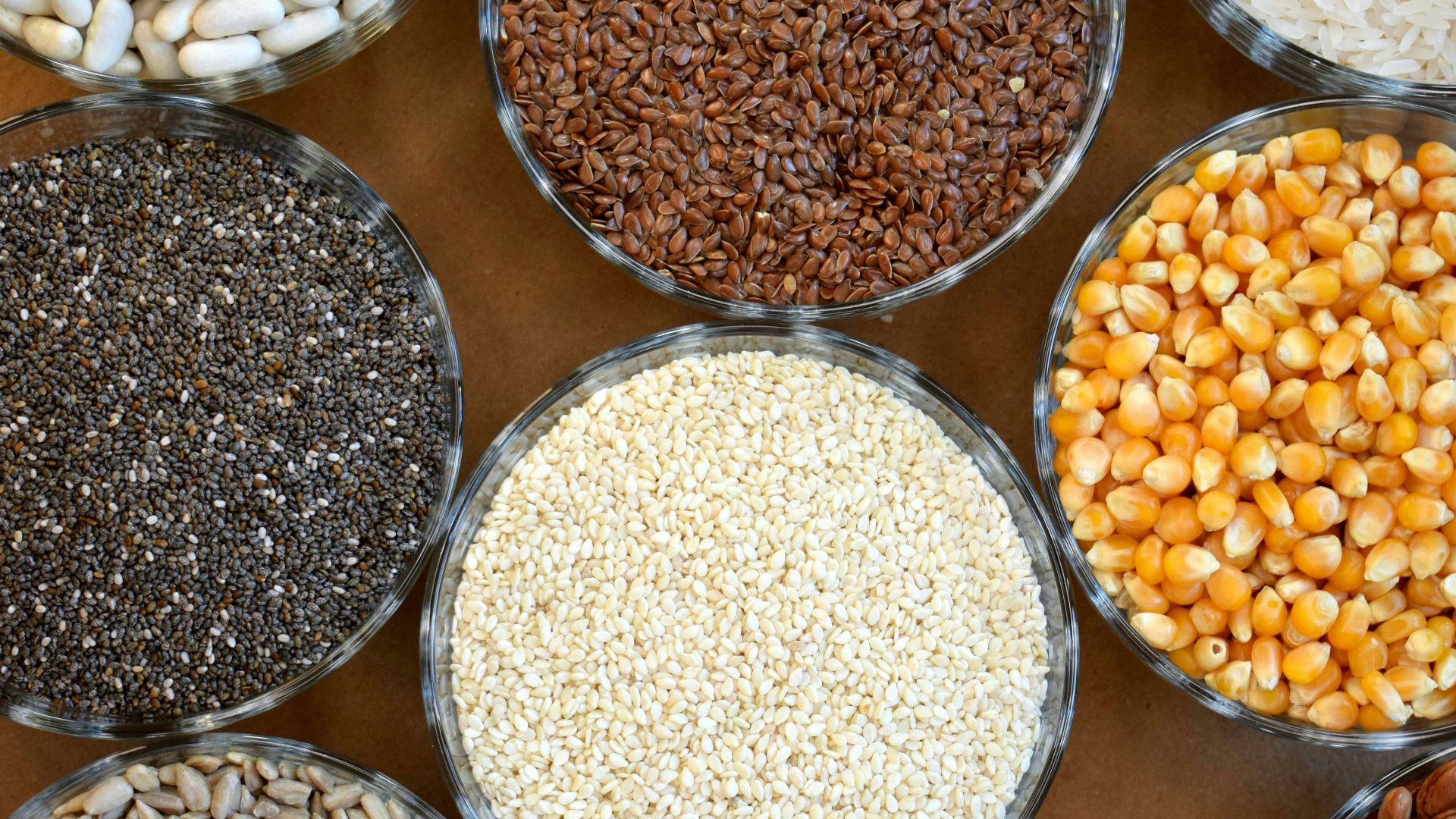 white rice on stainless steel bowls