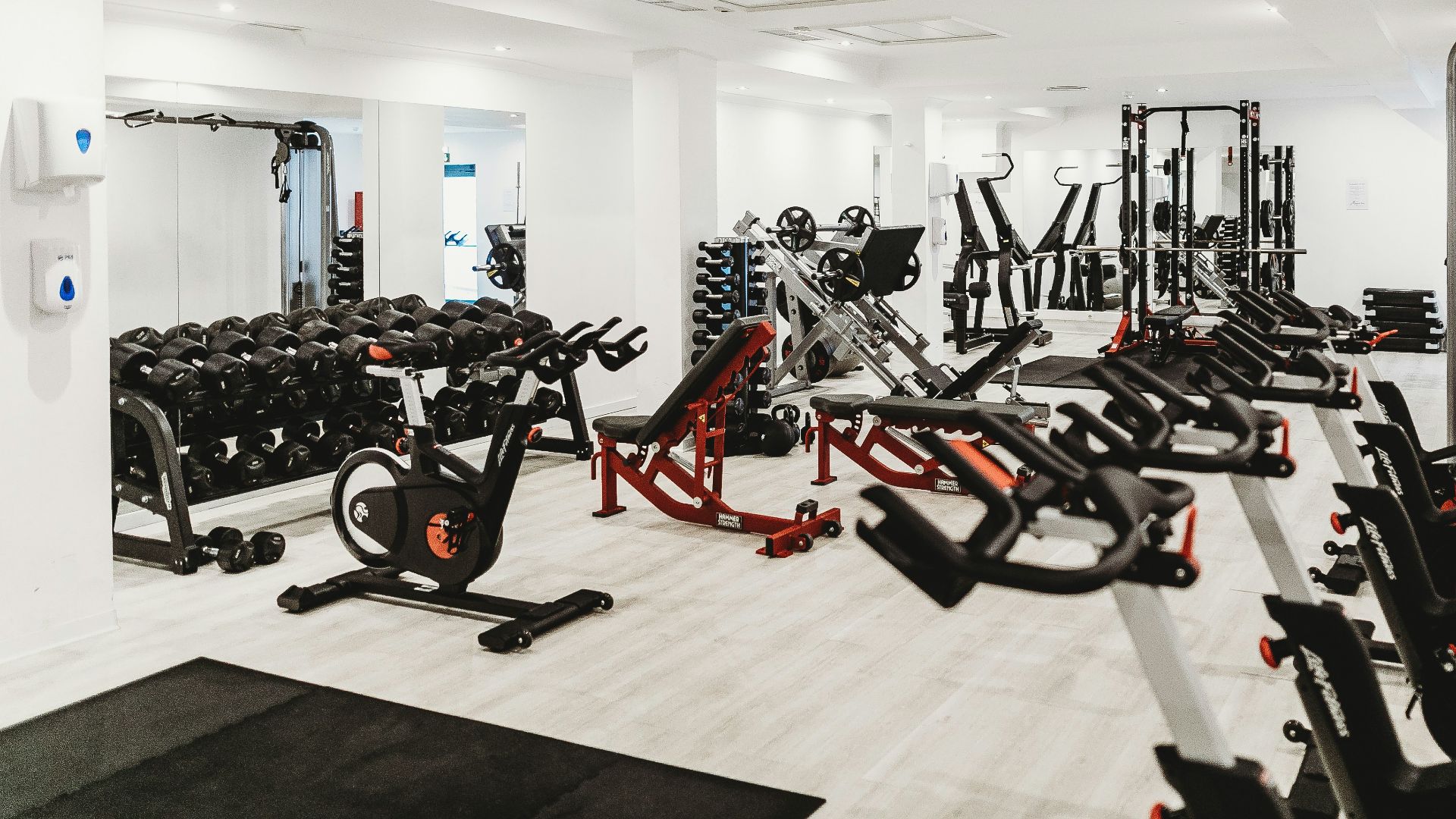 black spin exercise bike lot