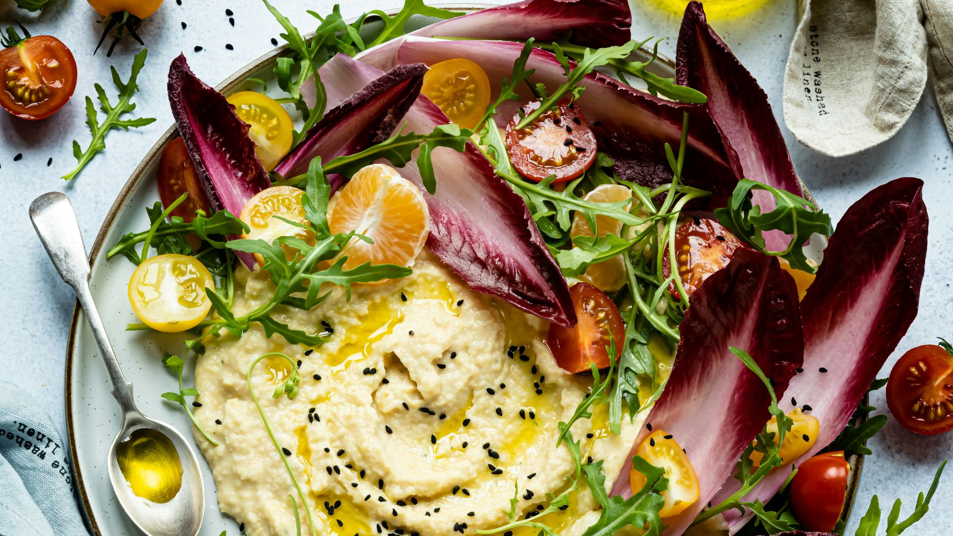 vegetable salad on white ceramic plate
