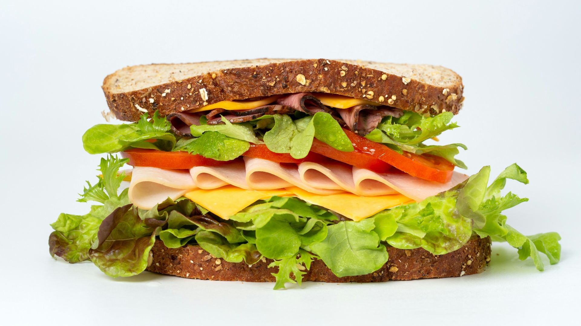 sandwich on white surface