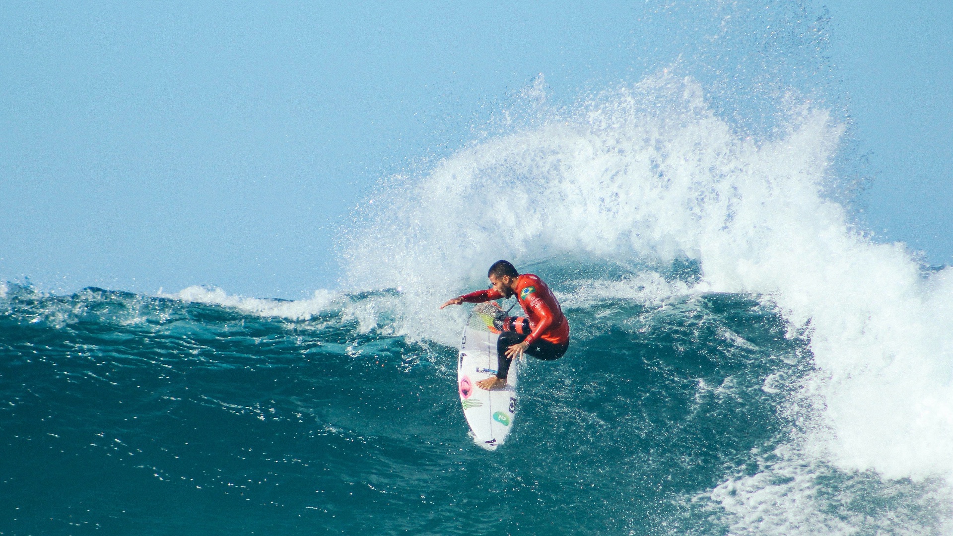 person surfing