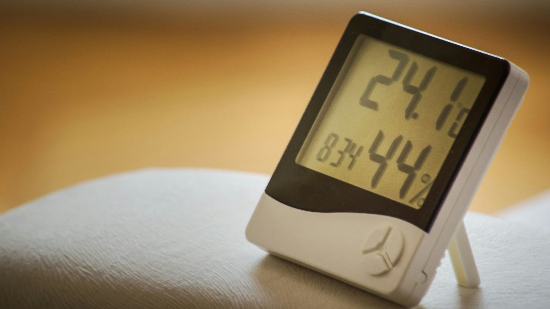 white digital device at 22 5