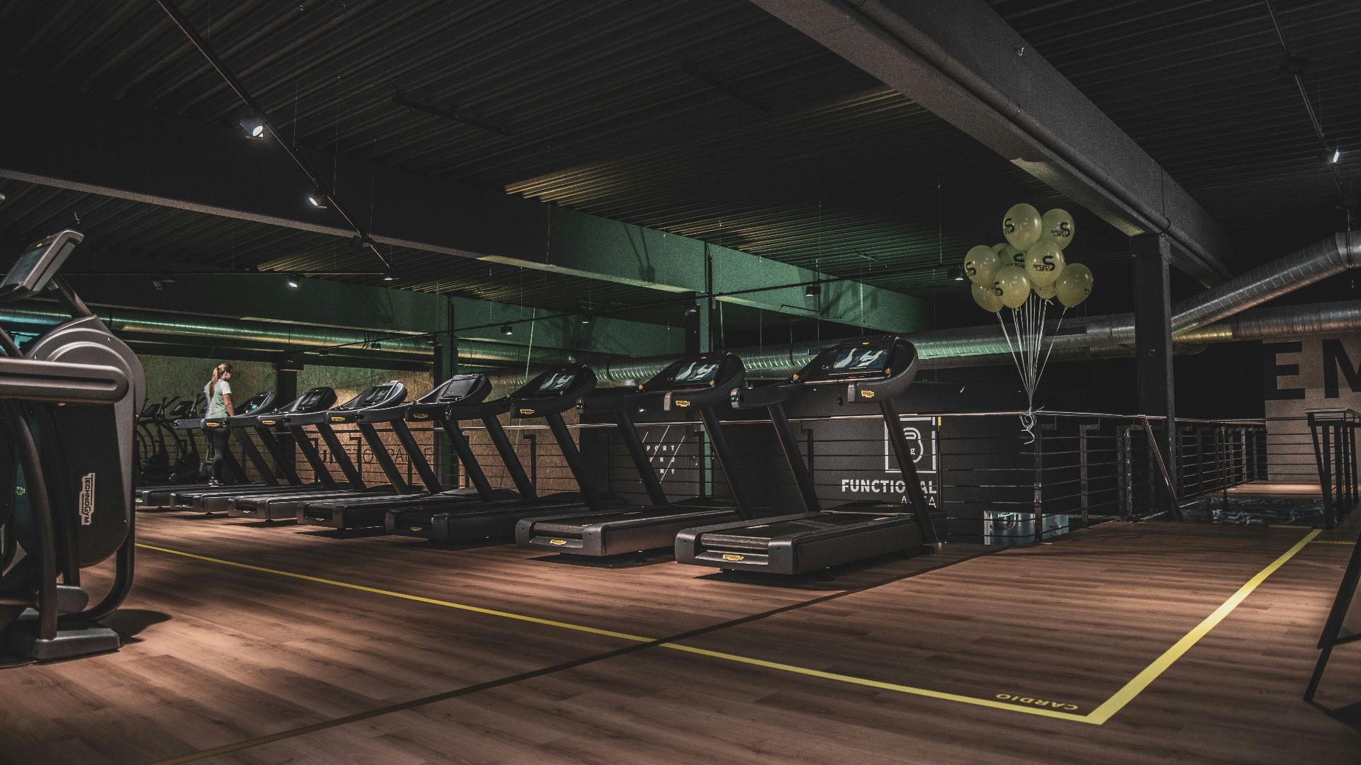 black and gray escalator inside building