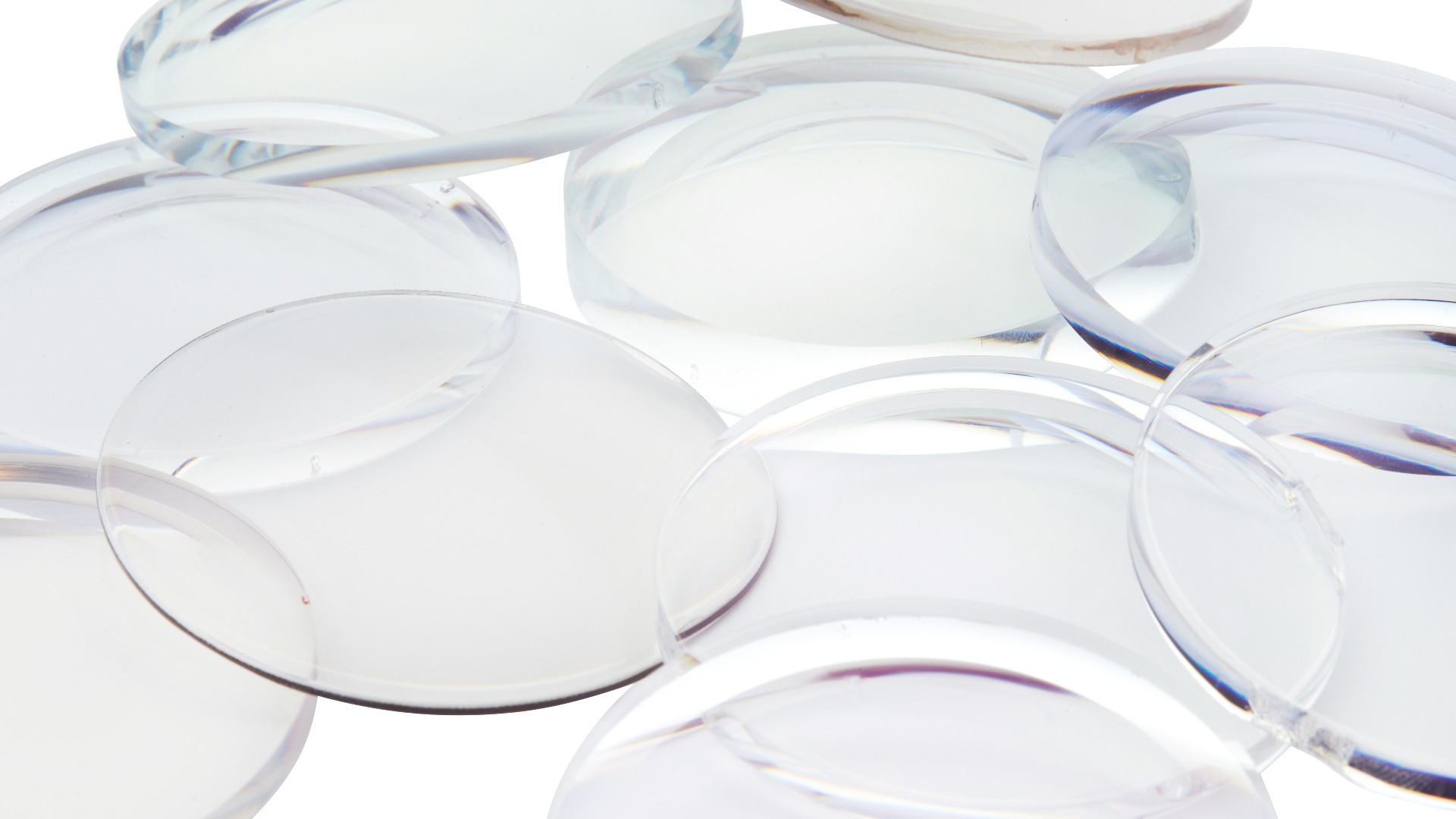 clear glass round ornament on white surface