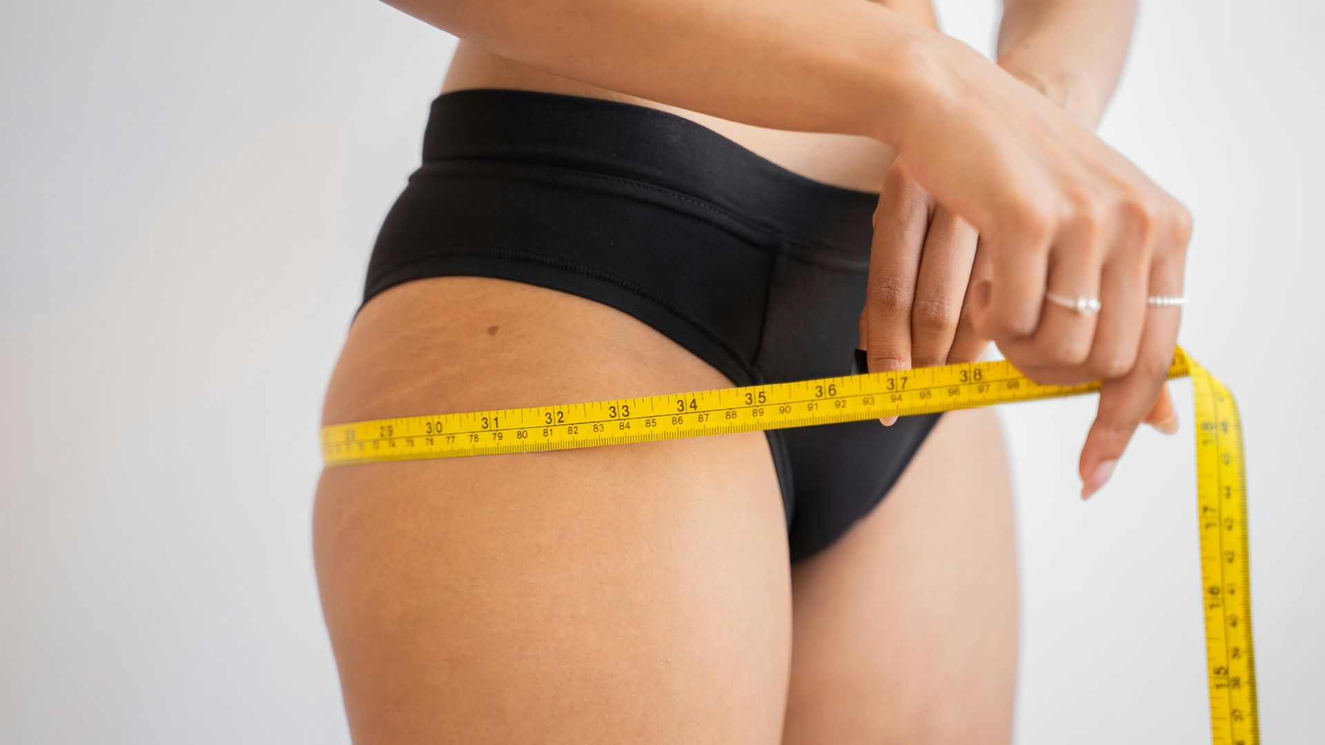 topless woman with black panty