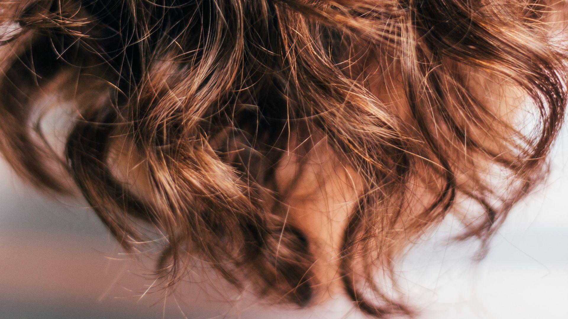 black and brown hair