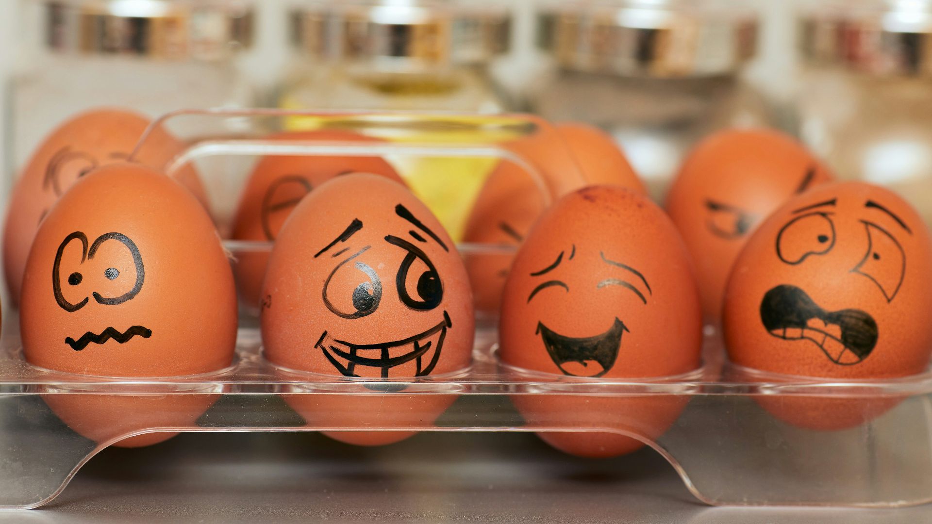 orange and white plastic egg toy