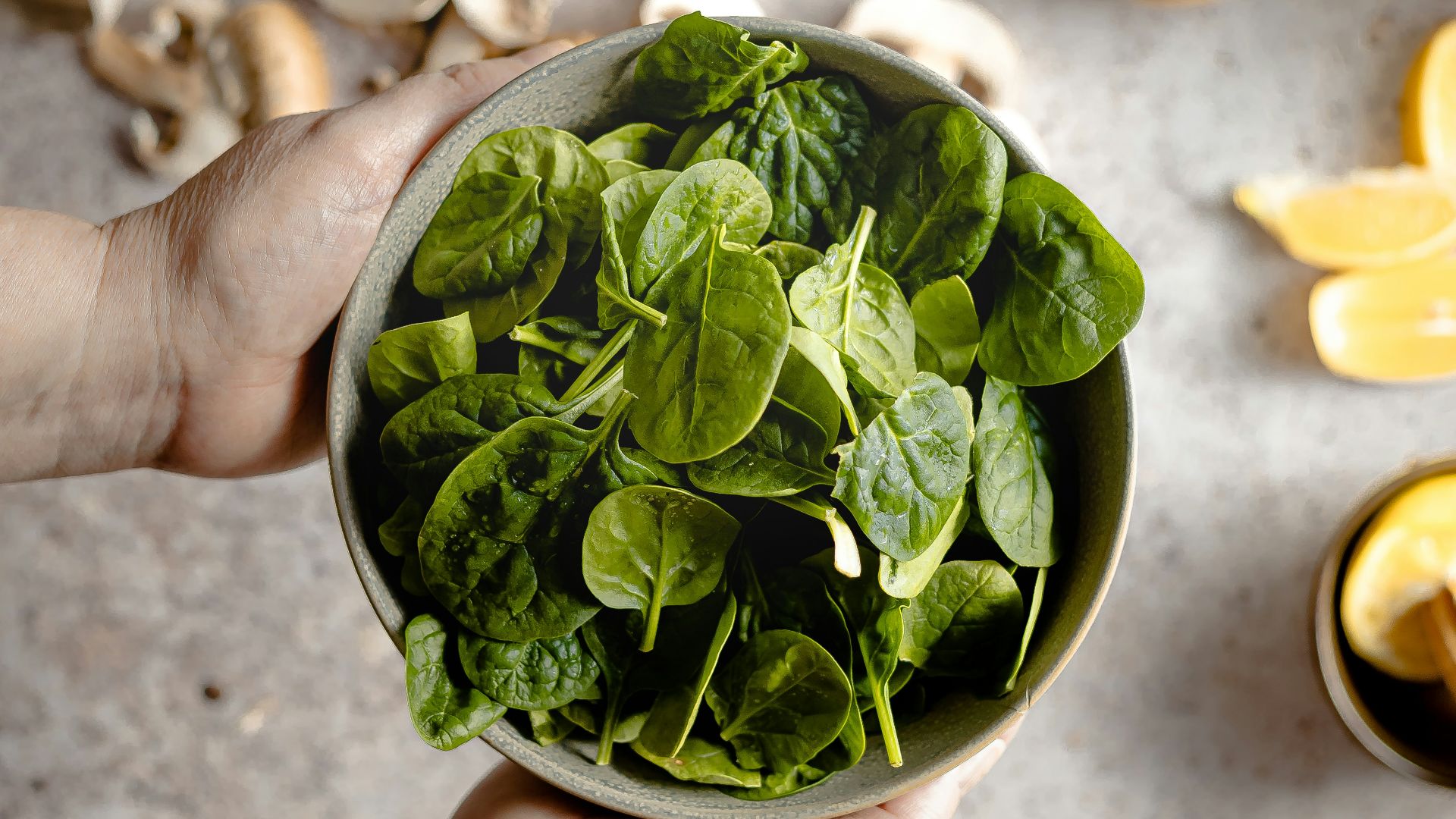 green leaves on white ceramic bowl
