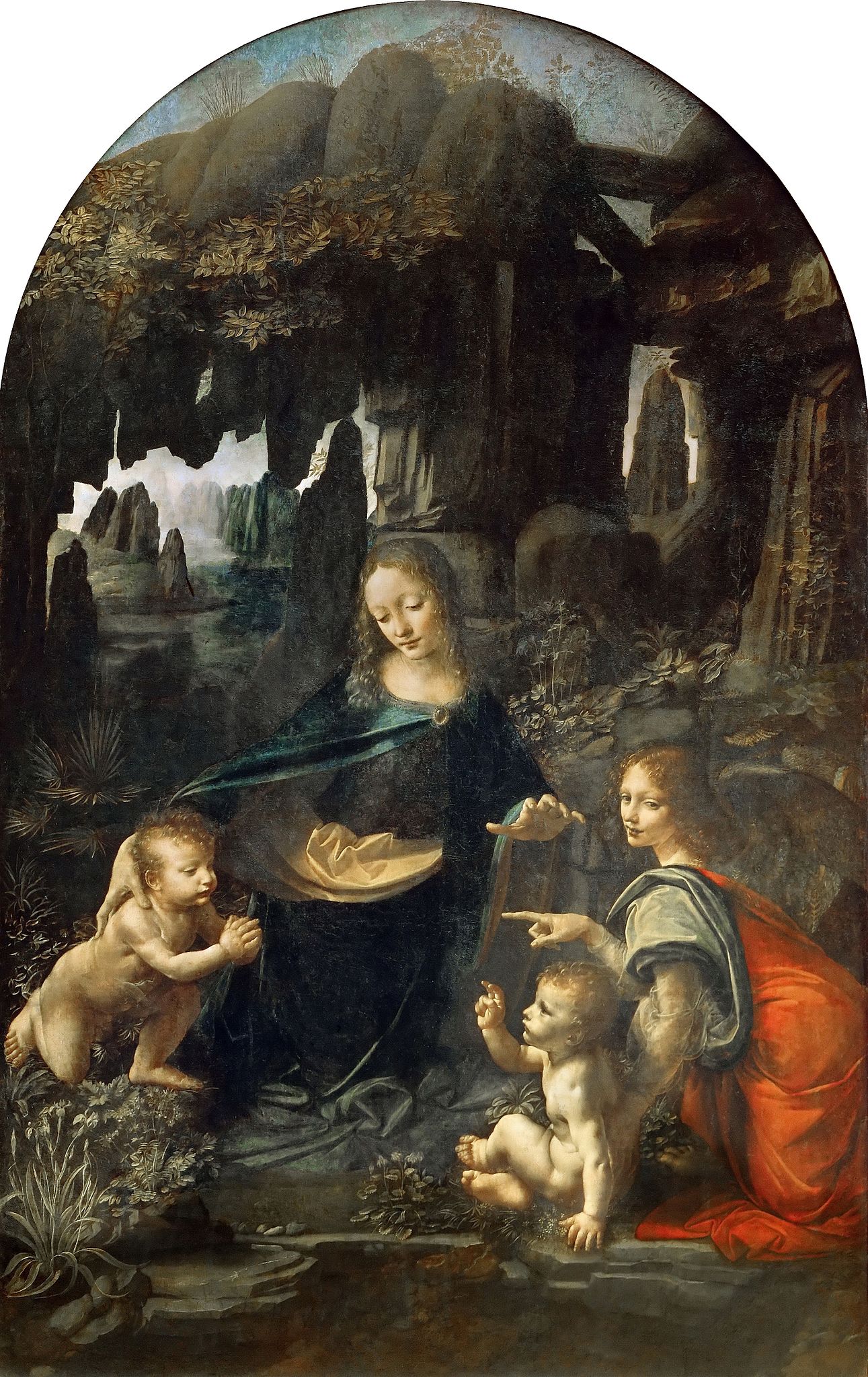 Leonardo Da Vinci - Vergine Delle Rocce (Louvre)