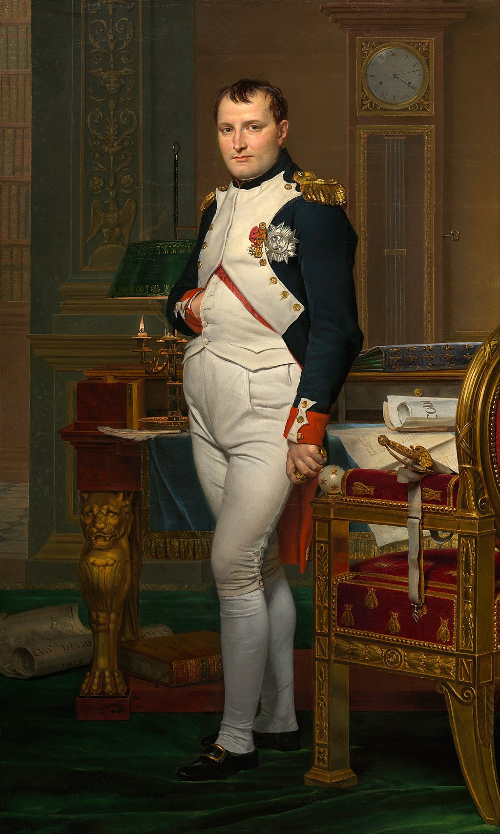 1024Px-Jacques-Louis David - The Emperor Napoleon In His Study At The Tuileries - Google Art Project