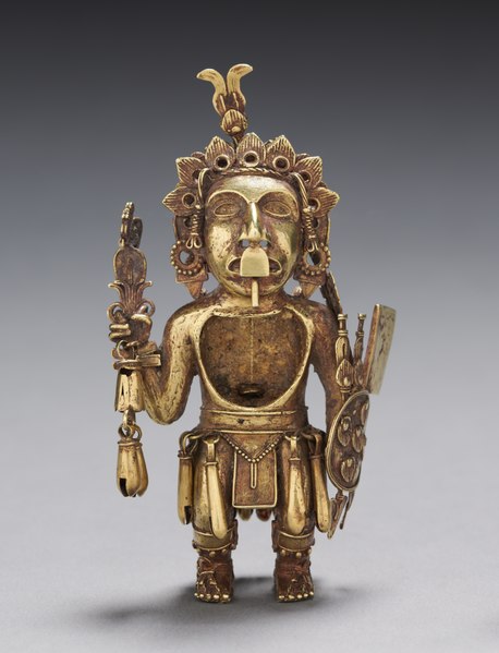 Lossy-Page1-458Px-Central Mexico, Tetzcoco , Aztec, Post-Classic Period - Figure Of A Warrior - 1984.37 - Cleveland Museum Of Art.tif