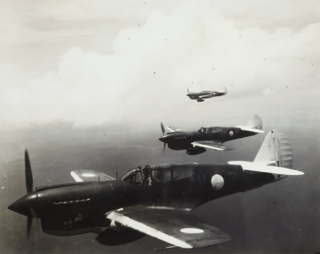 three monoplanes  squadron in World War 2