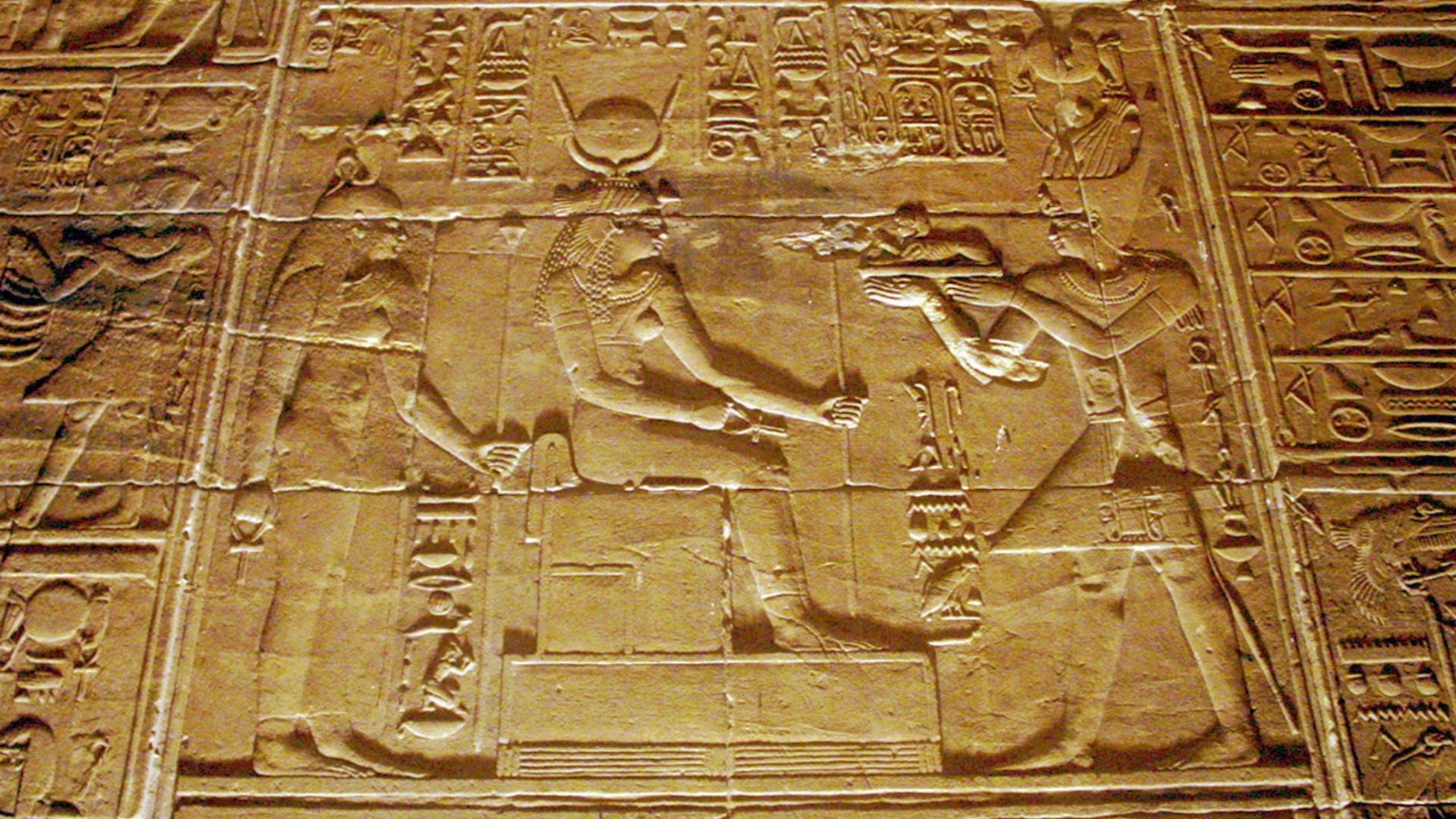 File:Relief from the Temple of Philae by John Campana1.jpg