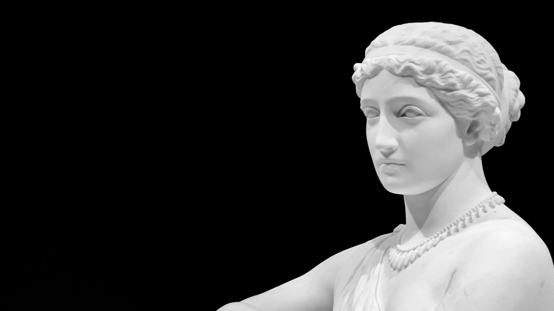 a statue of a person