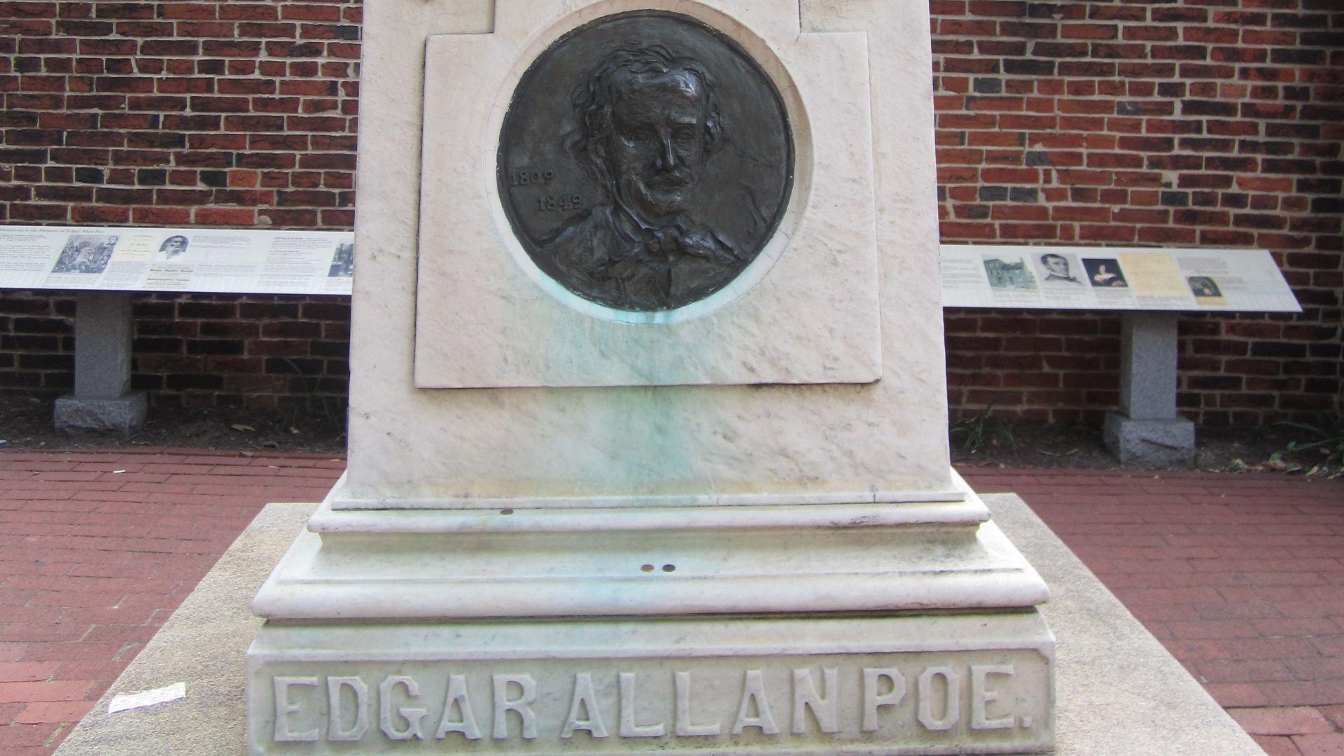 File:Edgar Allan Poe Grave - panoramio.jpg