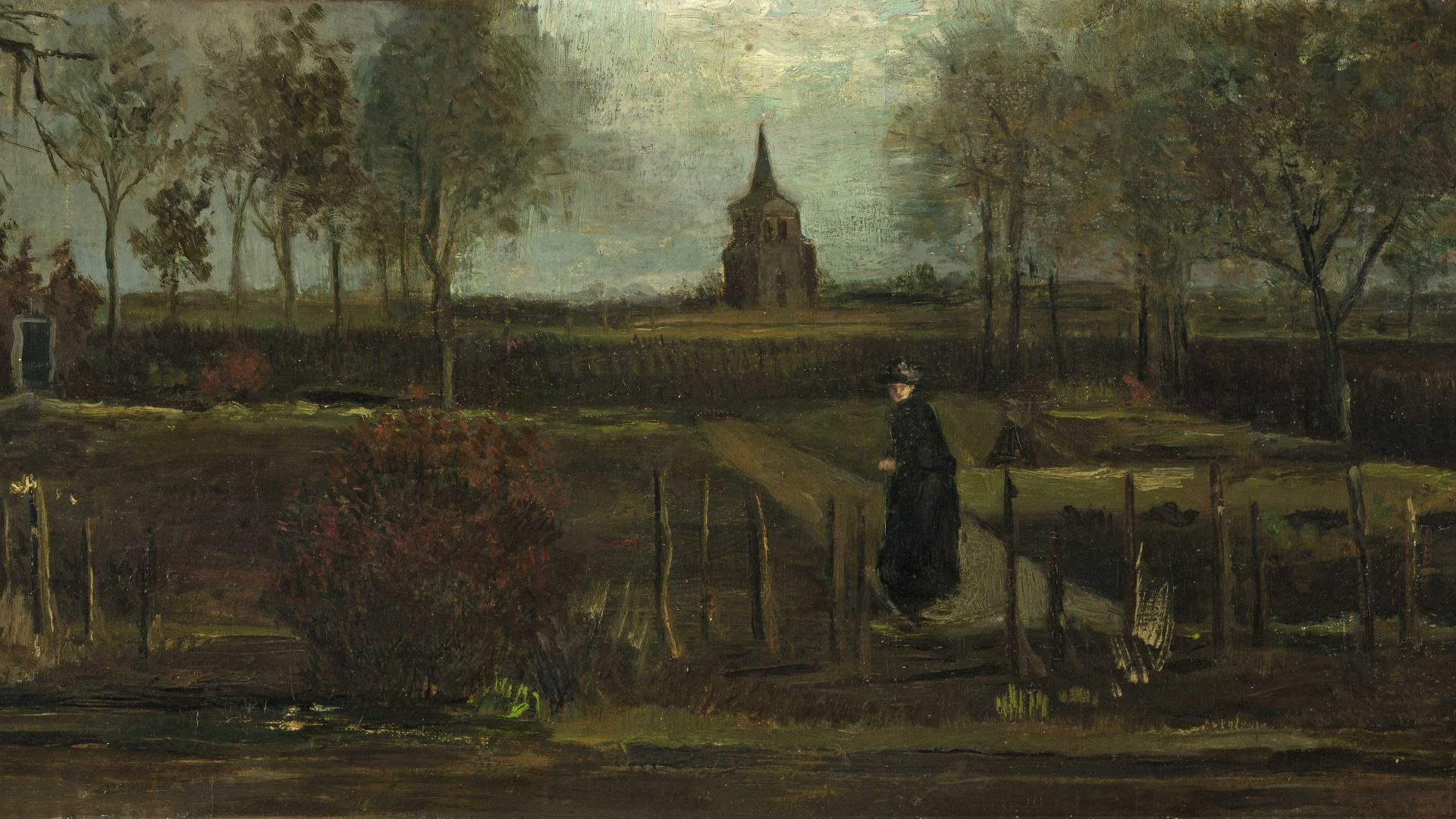 File:Van Gogh - The Parsonage Garden at Nuenen.jpg
