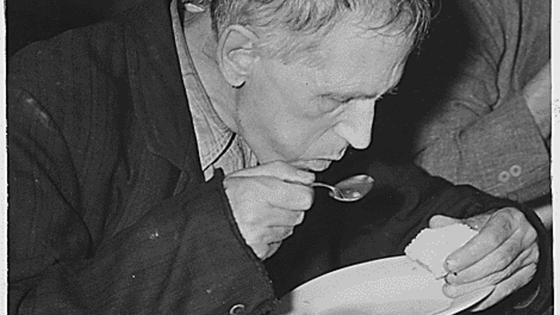 File:Man eats at Volunteers of America soup kitchen Washington DC 1936.gif
