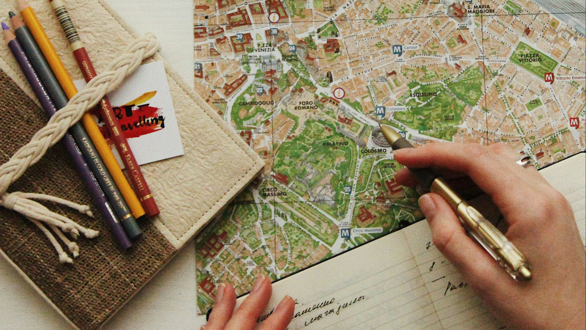 eyeglasses on map