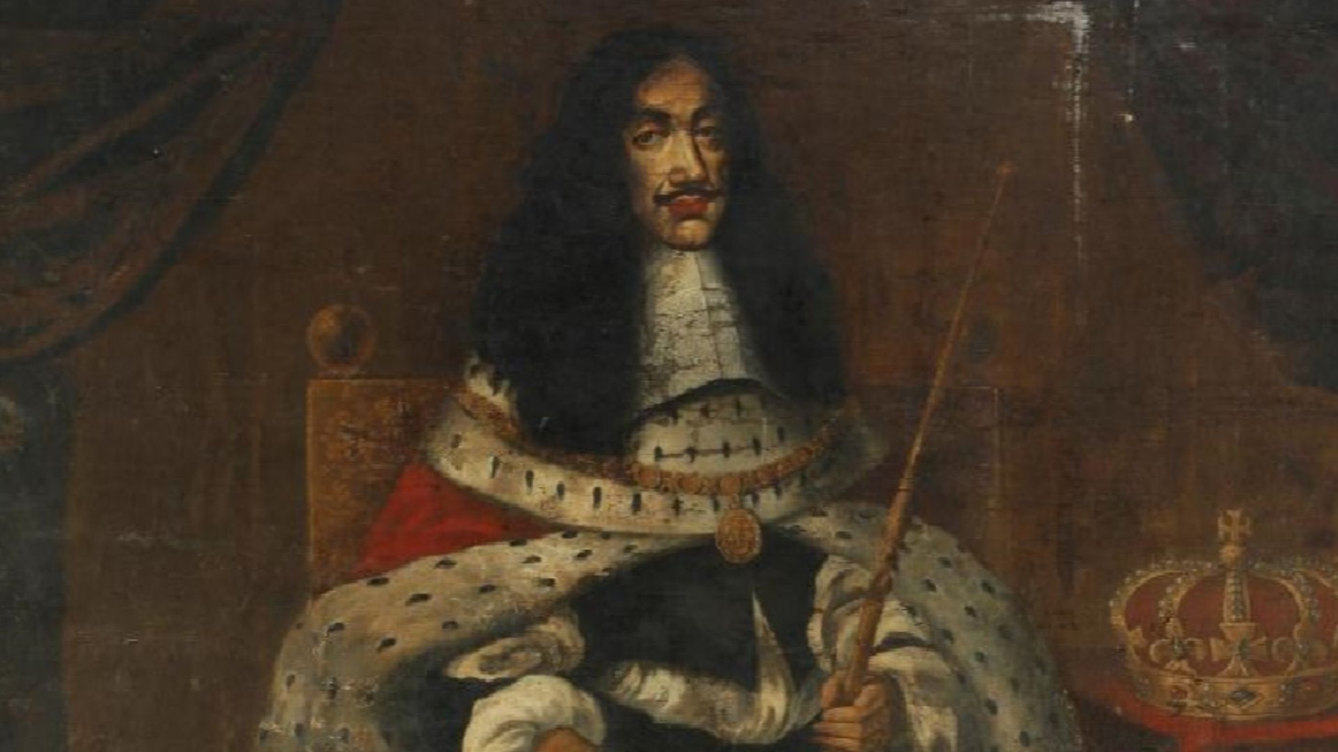 File:Portrait of H.M. King Charles II Wearing Coronation Robes.png