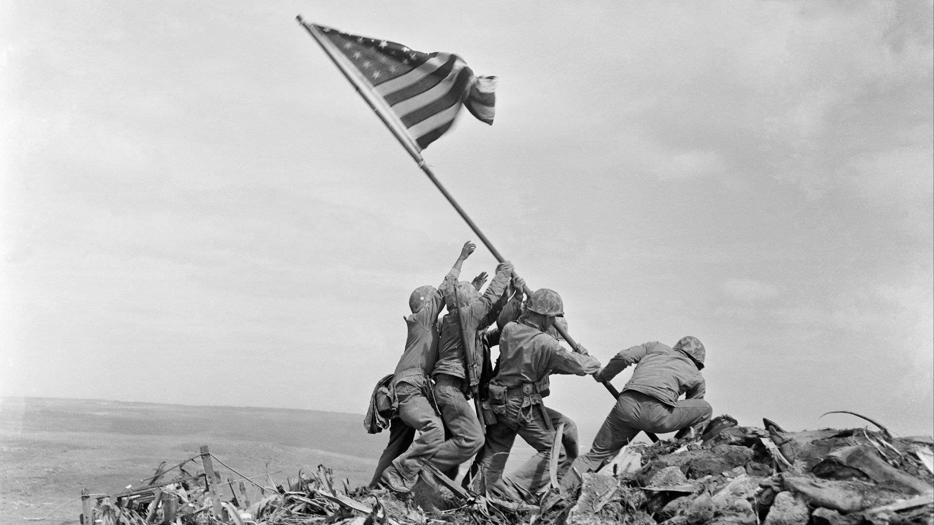File:Raising the Flag on Iwo Jima, larger.jpeg