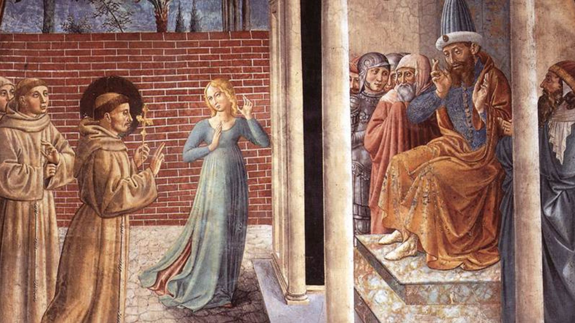 File:Benozzo Gozzoli - Scenes from the Life of St Francis (Scene 10, north wall) - WGA10241.jpg