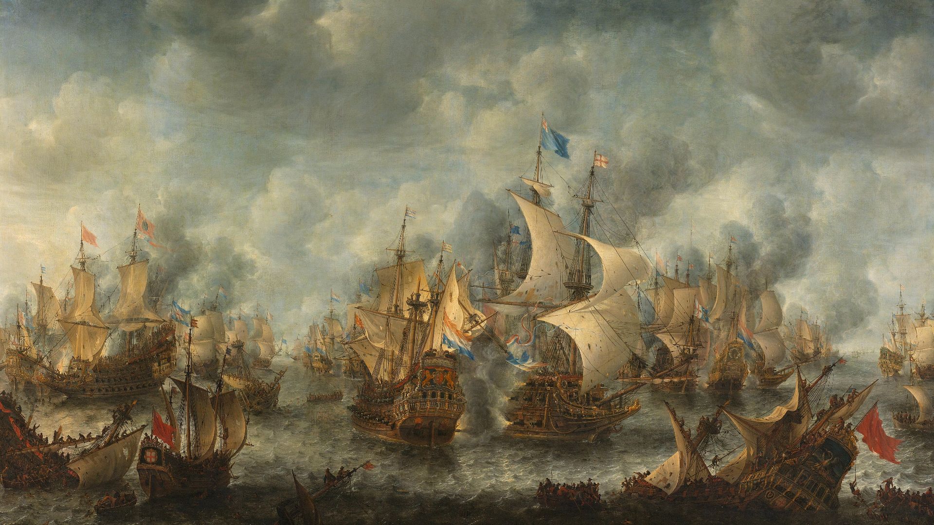 File:Battle of Scheveningen (Slag bij Ter Heijde)(Jan Abrahamsz. Beerstraten).jpg