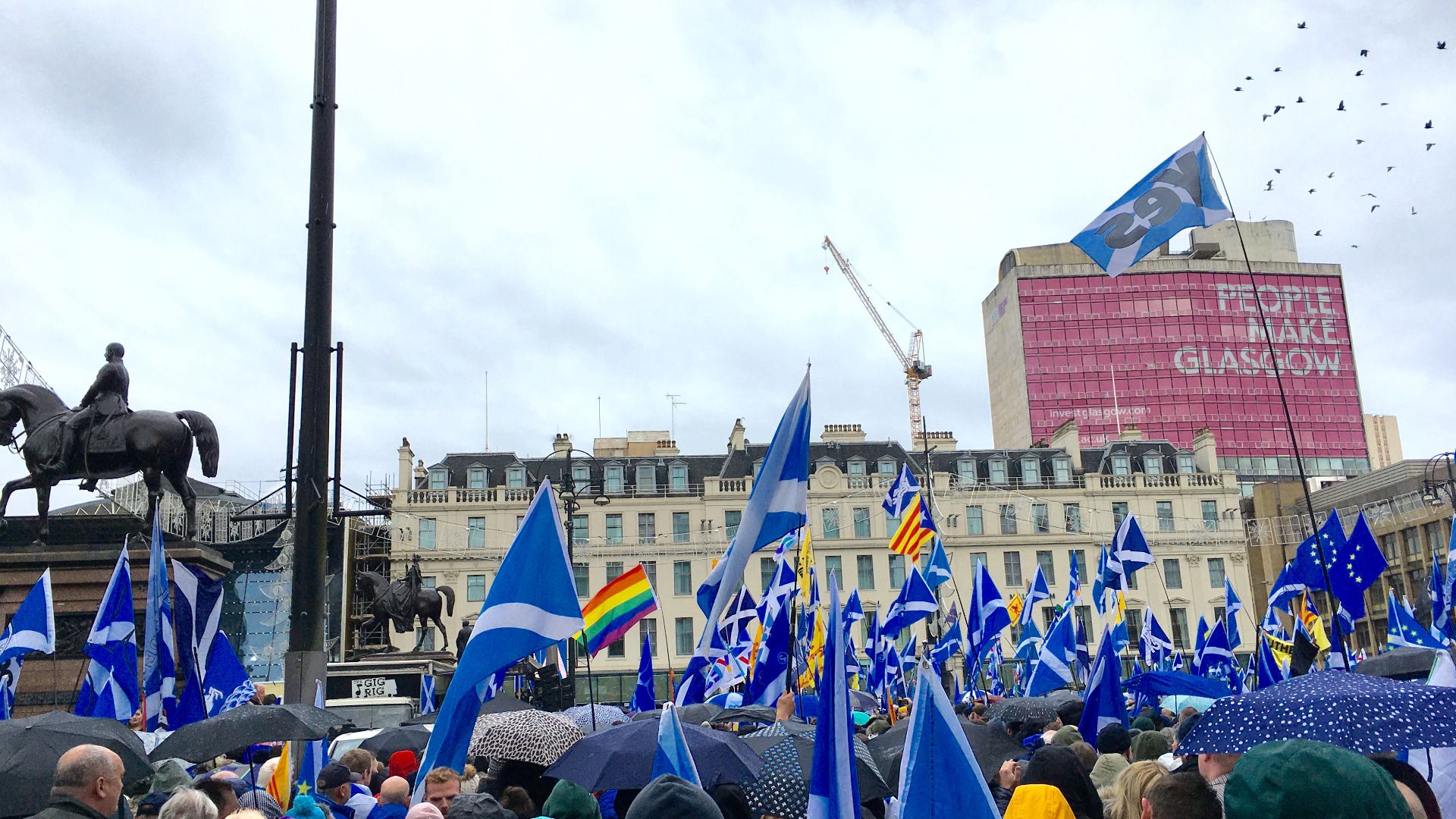 File:Scottish Independence Rally, George Square, Glasgow, 2019 1.jpg