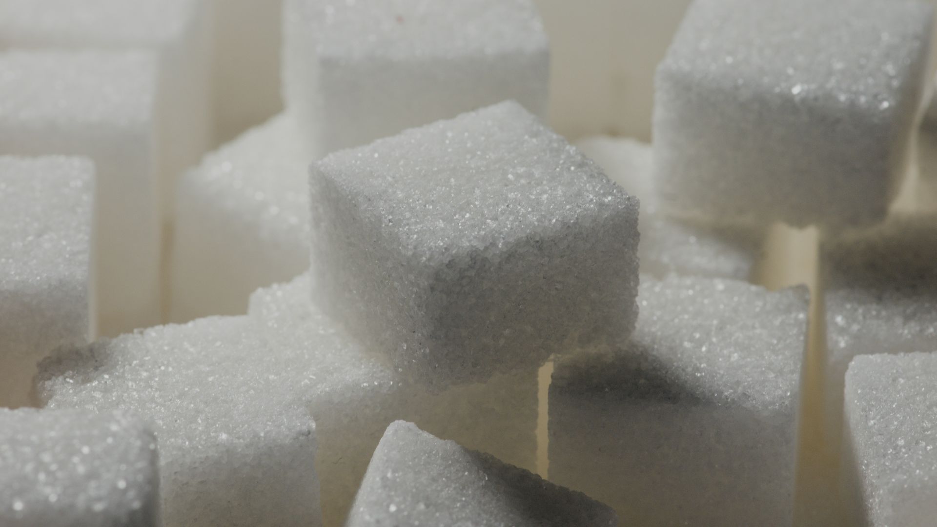a pile of sugar cubes sitting on top of each other