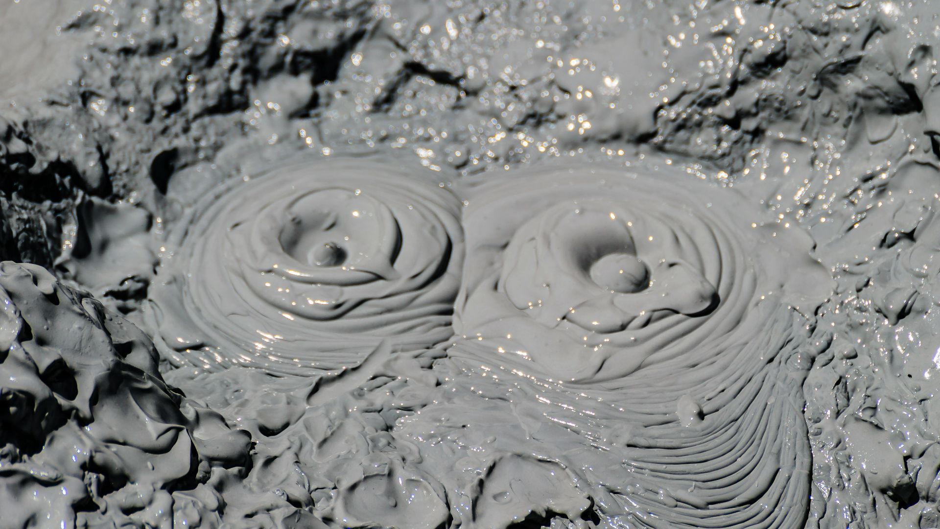 a close up of a rock with water on it