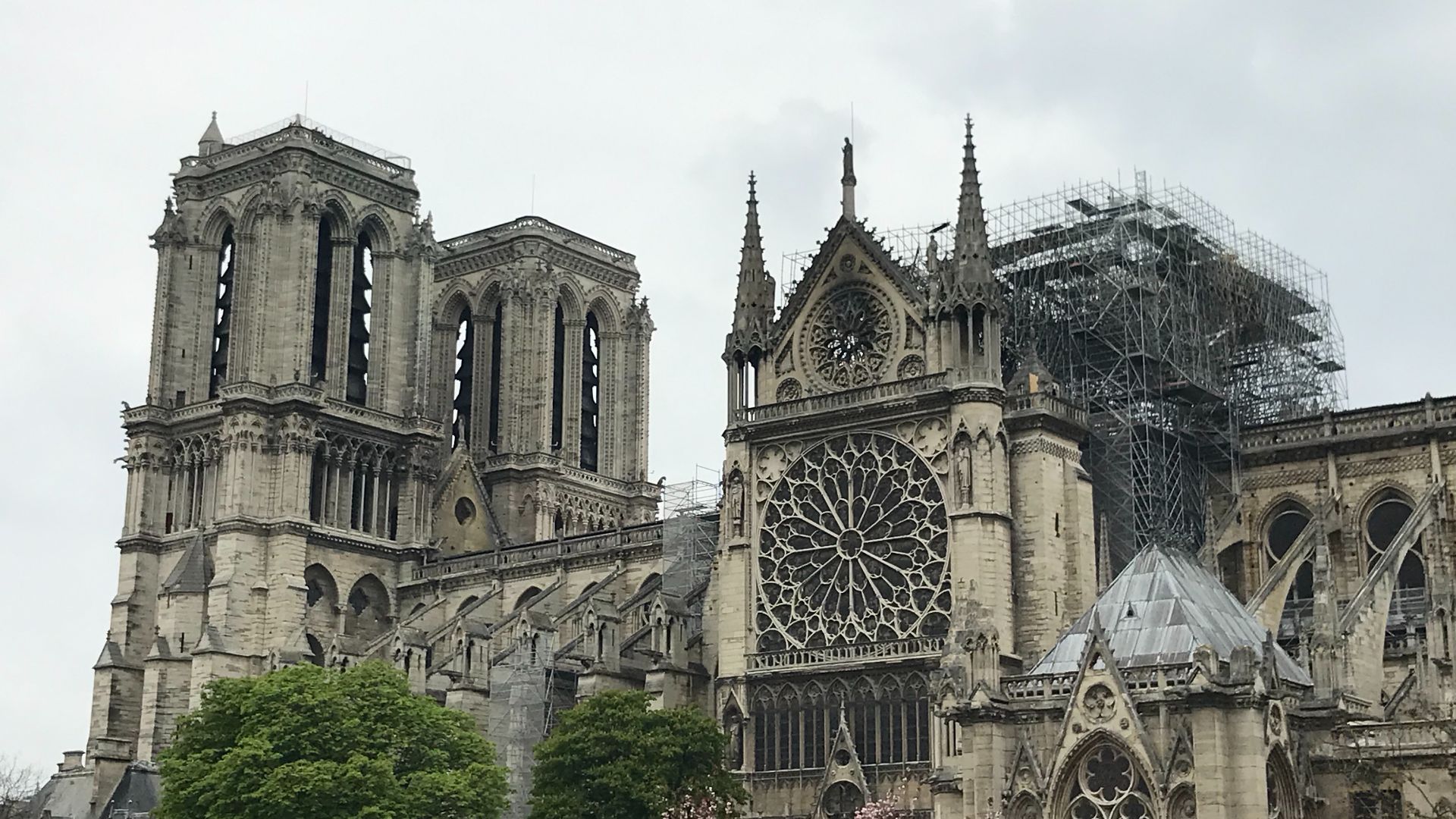 File:Aftermath of the Notre-Dame fire, April 16 2019.jpg