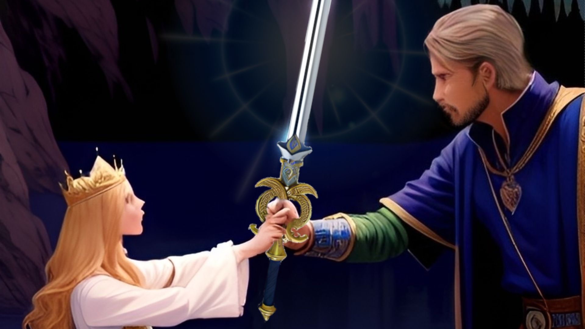File:Arthur Receives Excalibur.png