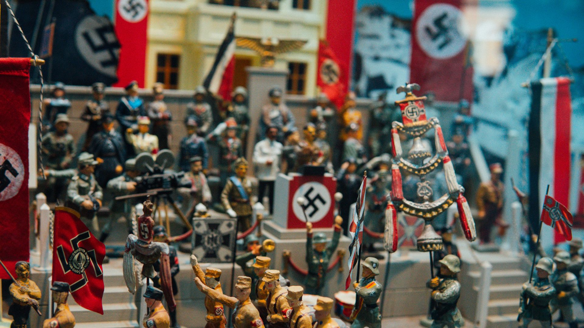 gold and black robot toys