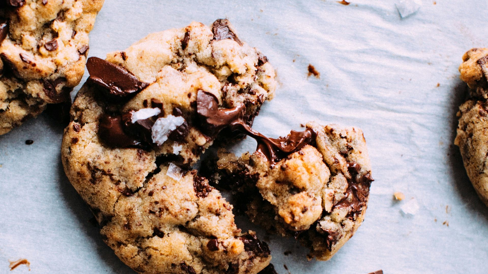 close-up photo of baked cookies