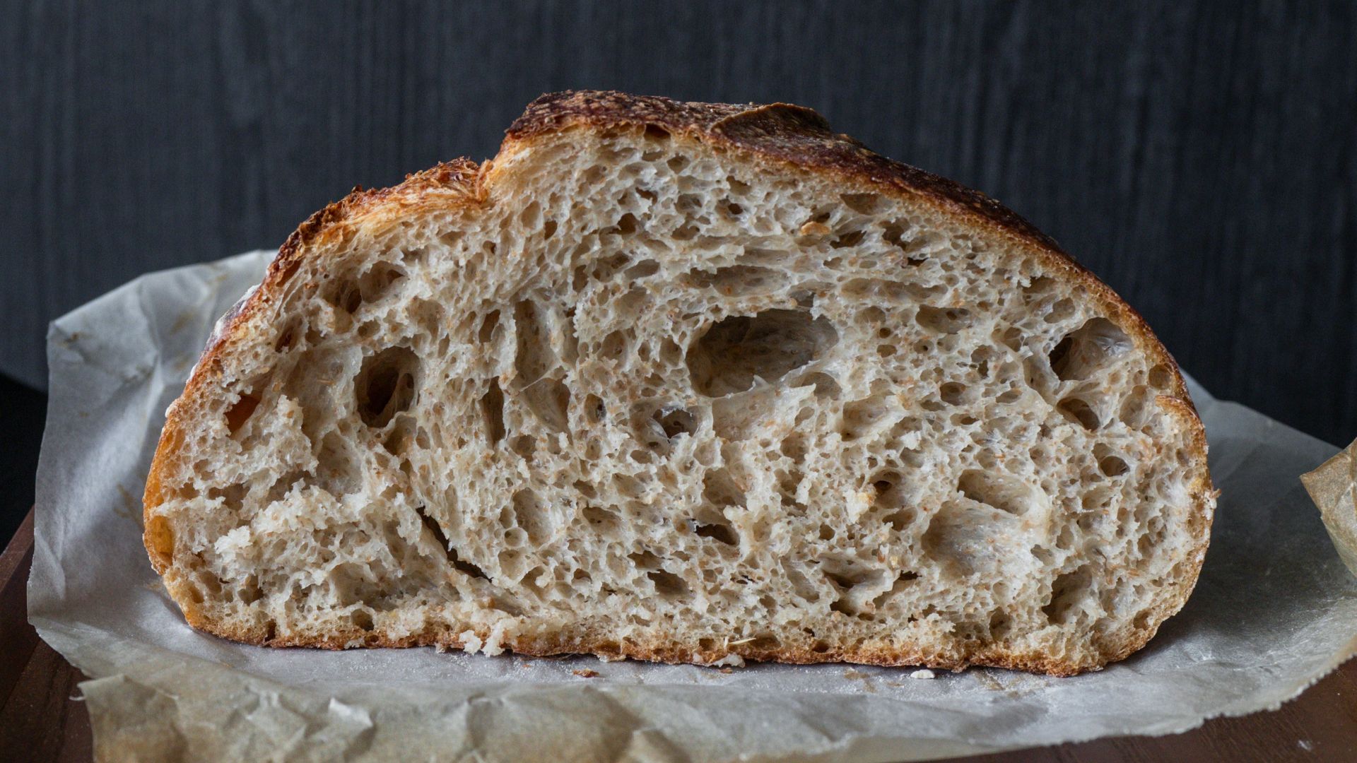 bread on brown wooden table