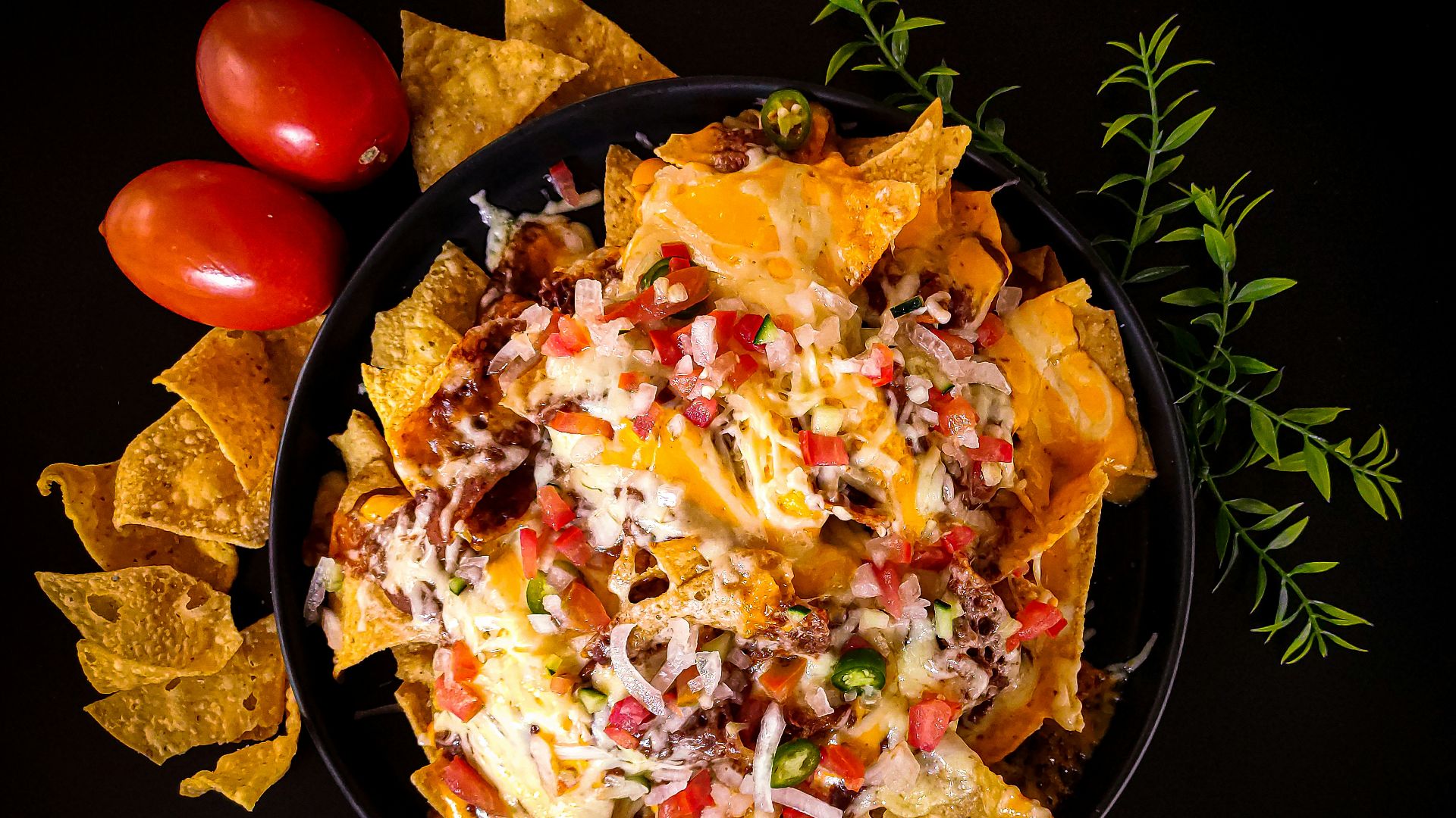 black ceramic bowl with dish