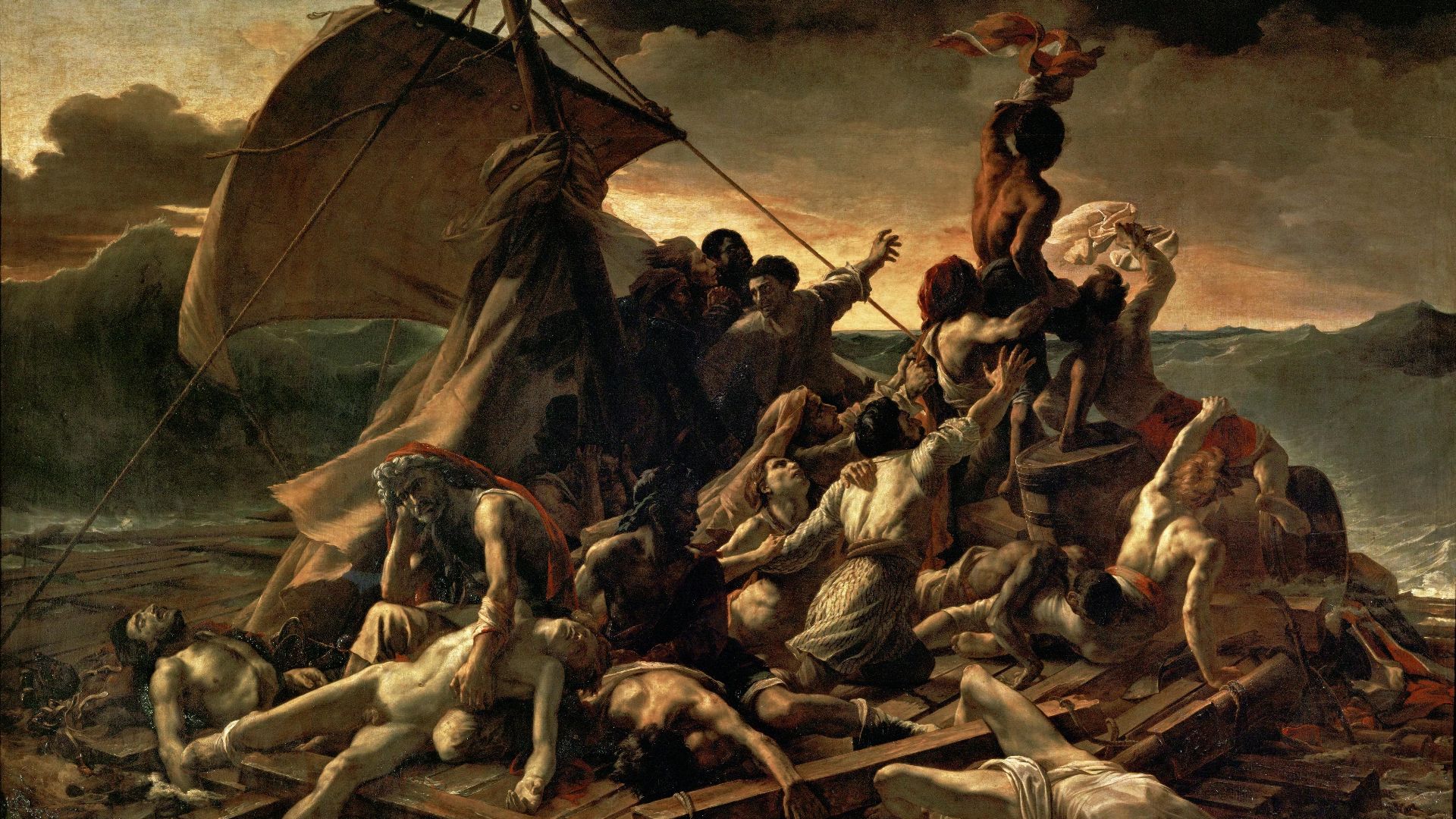 File:JEAN LOUIS THÉODORE GÉRICAULT - La Balsa de la Medusa (Museo del Louvre, 1818-19).jpg