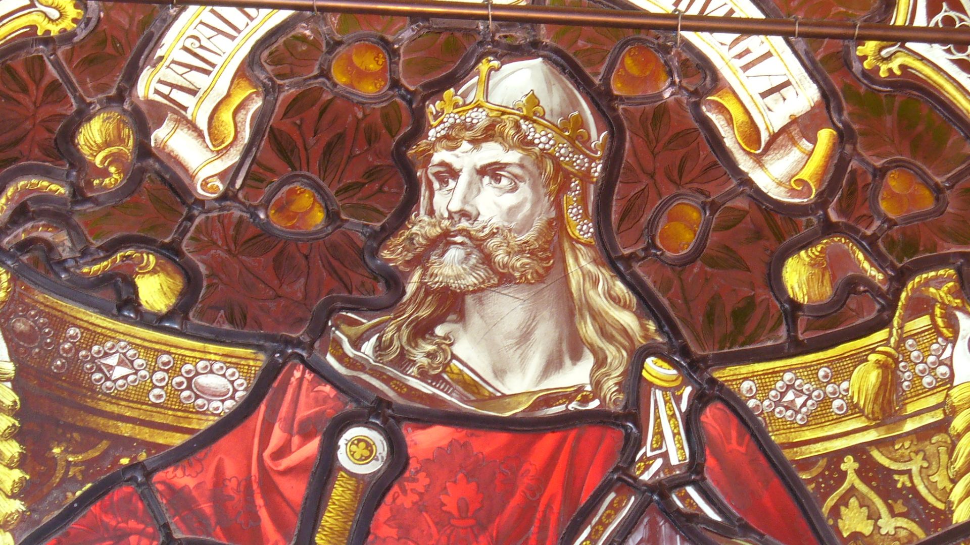 File:Harald Hardrada window in Kirkwall Cathedral geograph 2068881.jpg