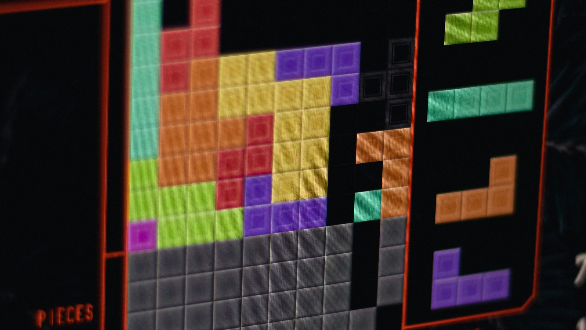 a close up of a computer screen with a game on it