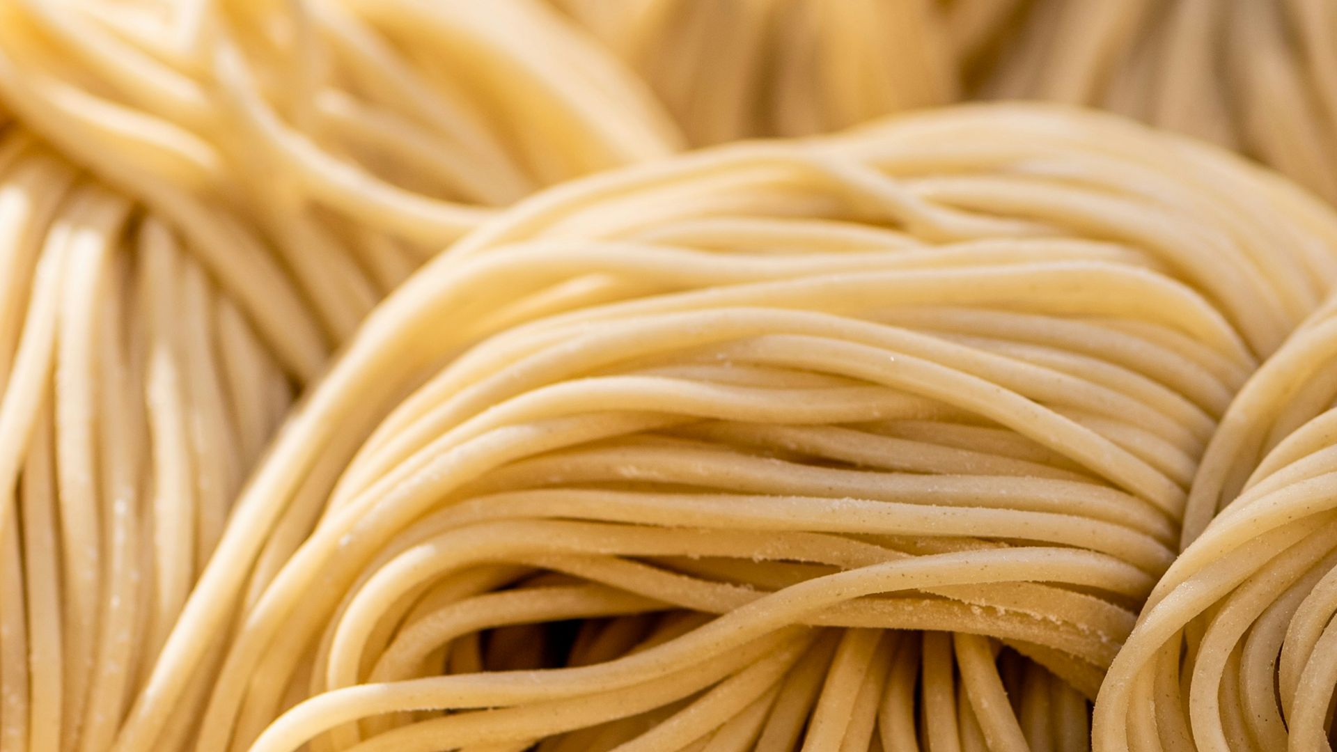 a close up of a bunch of noodles
