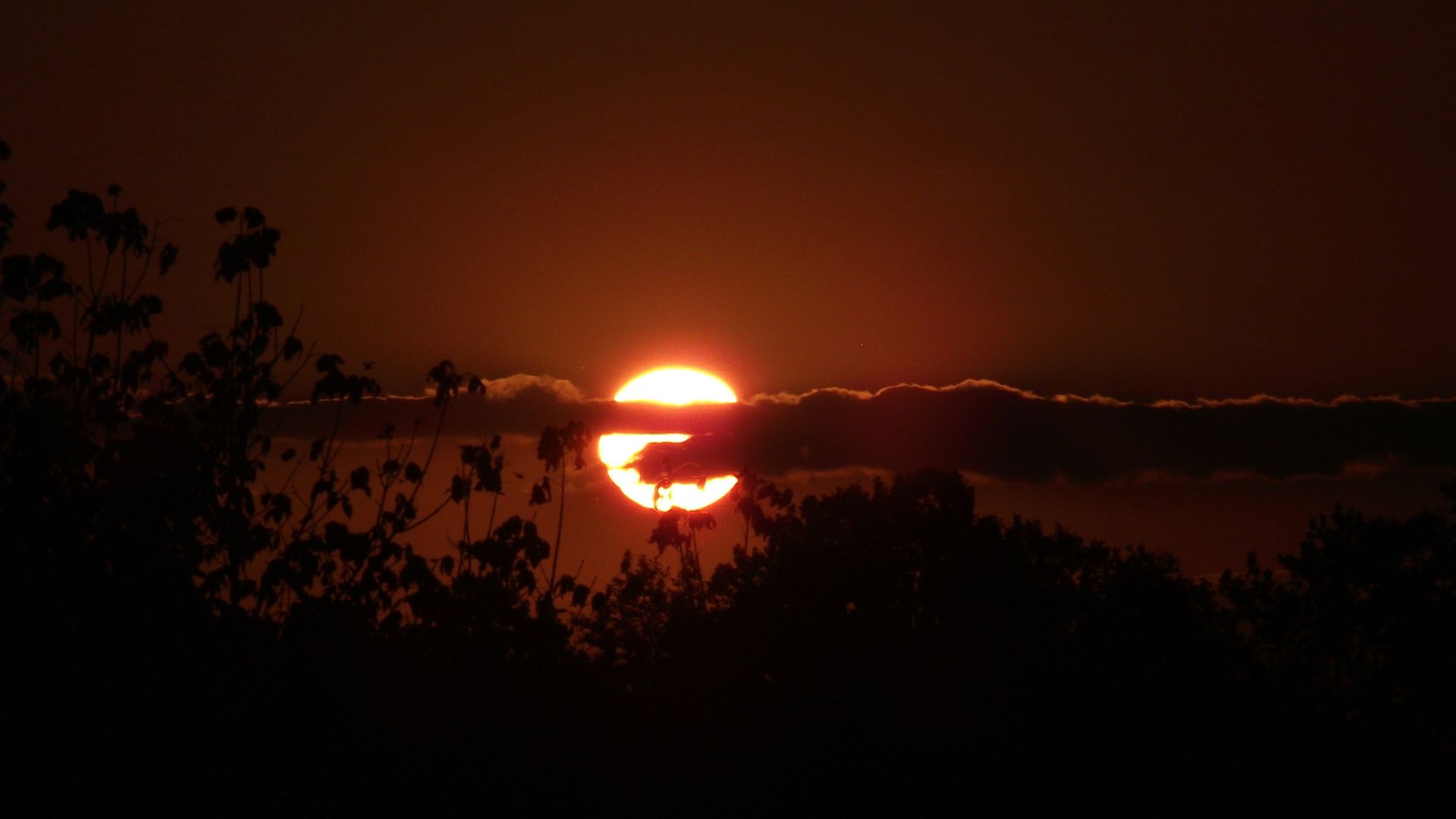 sunset photograph during nighttime