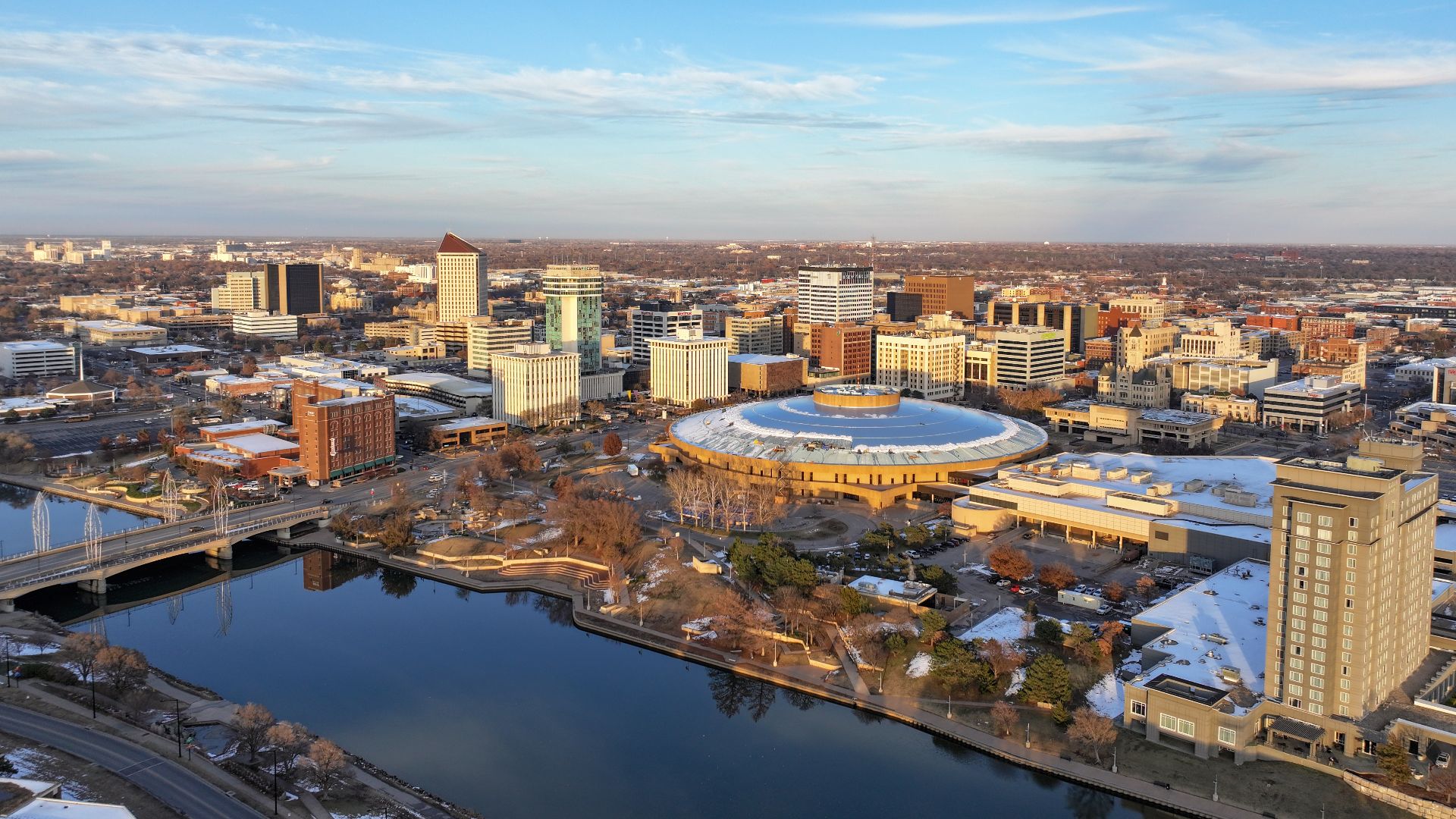 File:Wichita, Kansas skyline aerial view.jpg