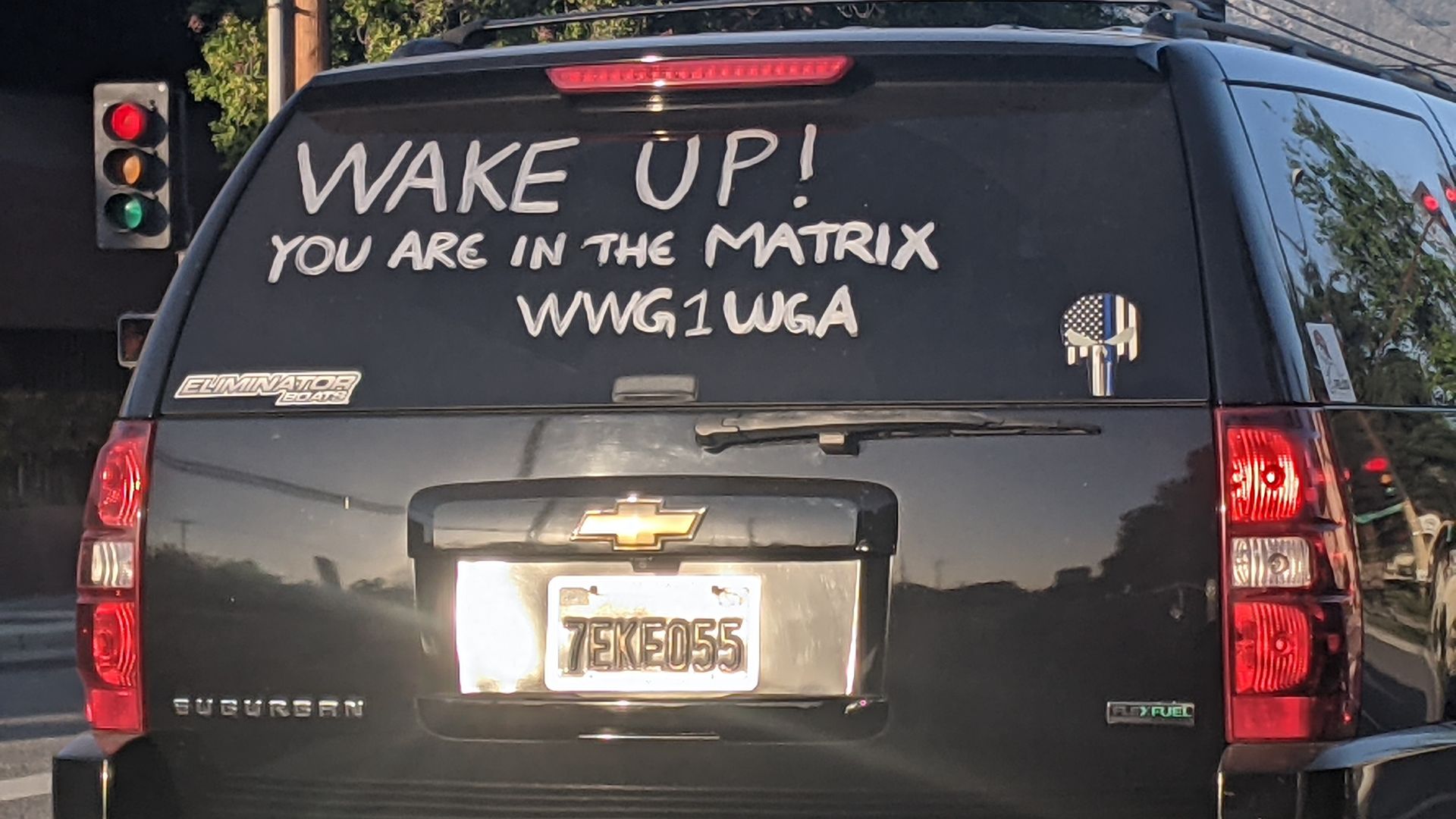 File:Qanon SUV, Burbank, California, USA.jpg