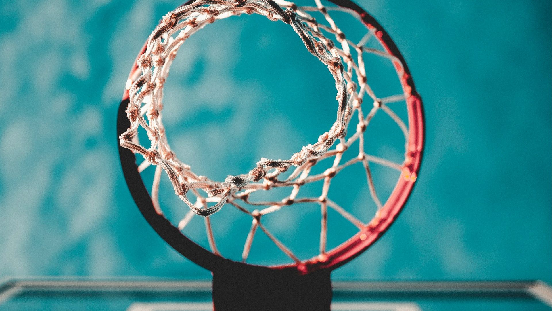 low angle photography of basketball hoop