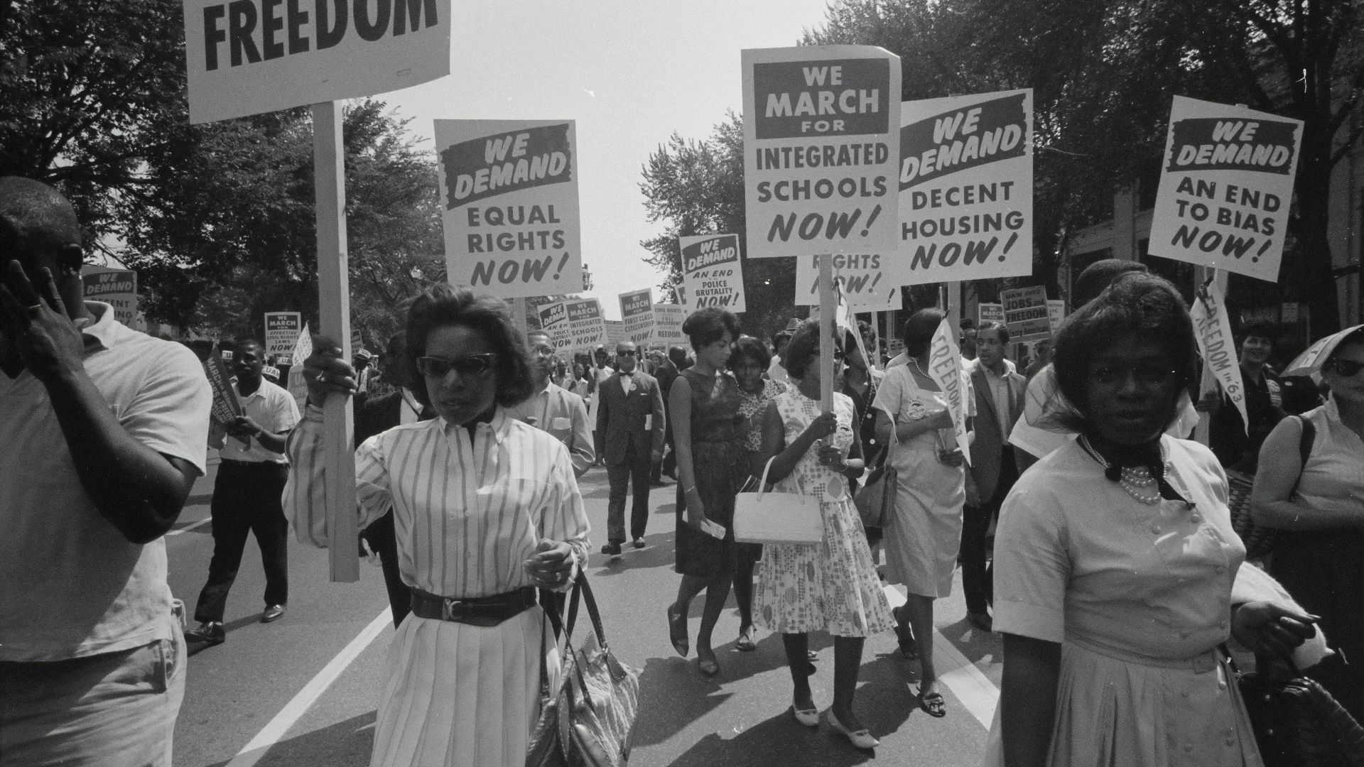 Civil rights march on Washington, D.C