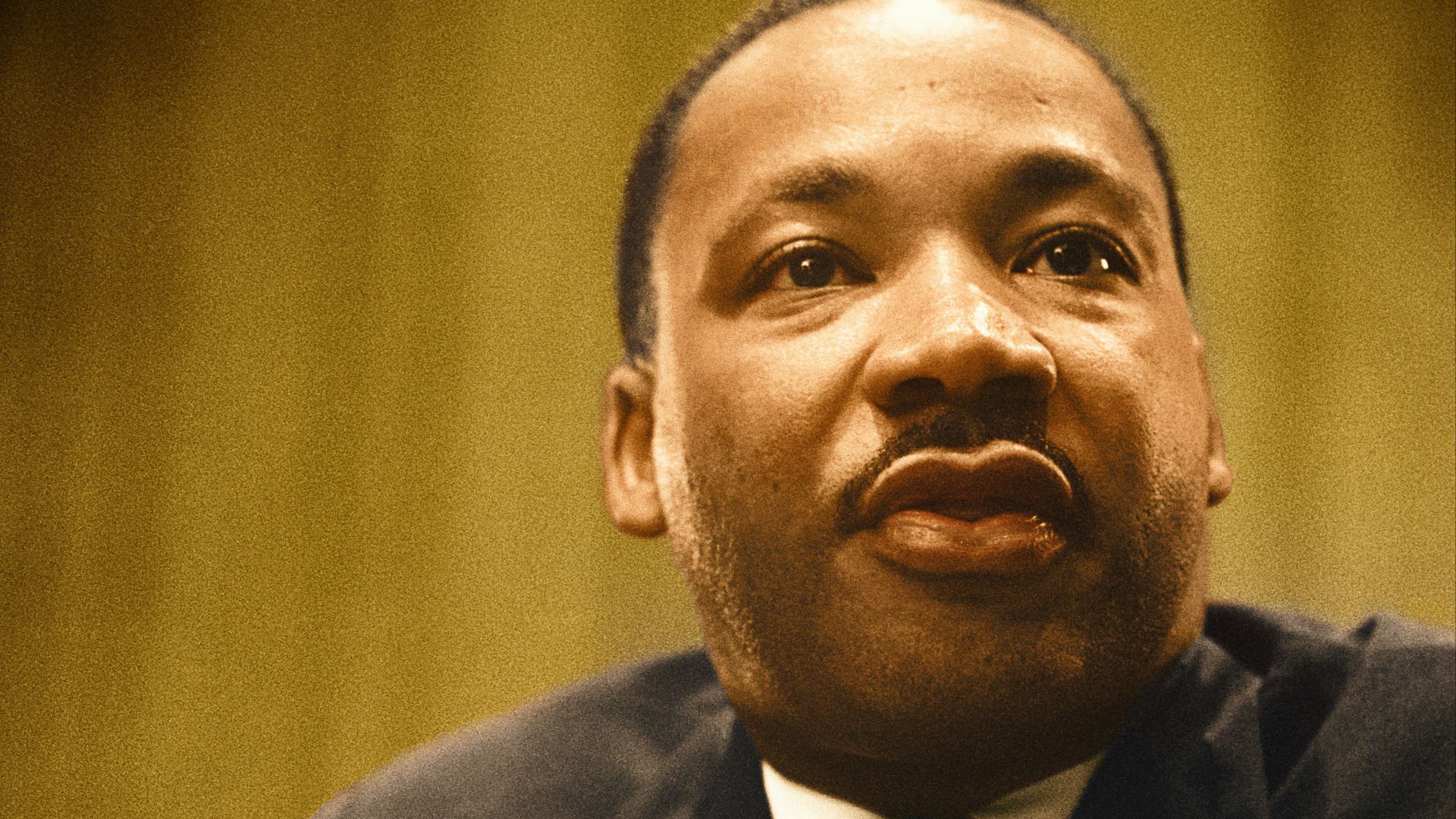 Dr. Martin Luther King, Jr. gives a speech