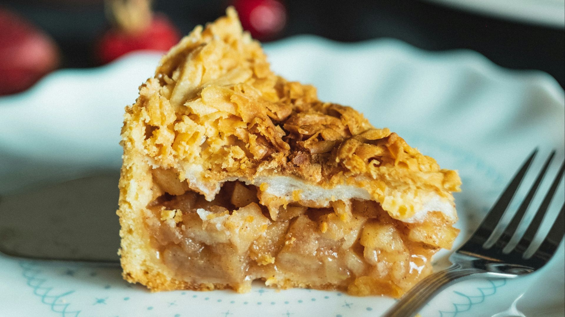 brown sliced cake on round white ceramic saucer